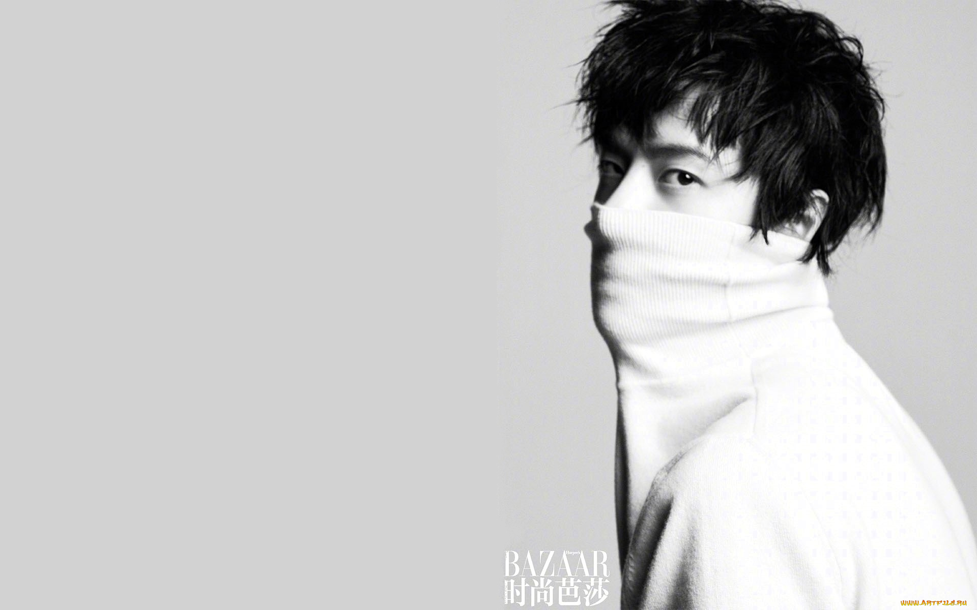 мужчины, wang, yi, bo, актер, лицо, свитер