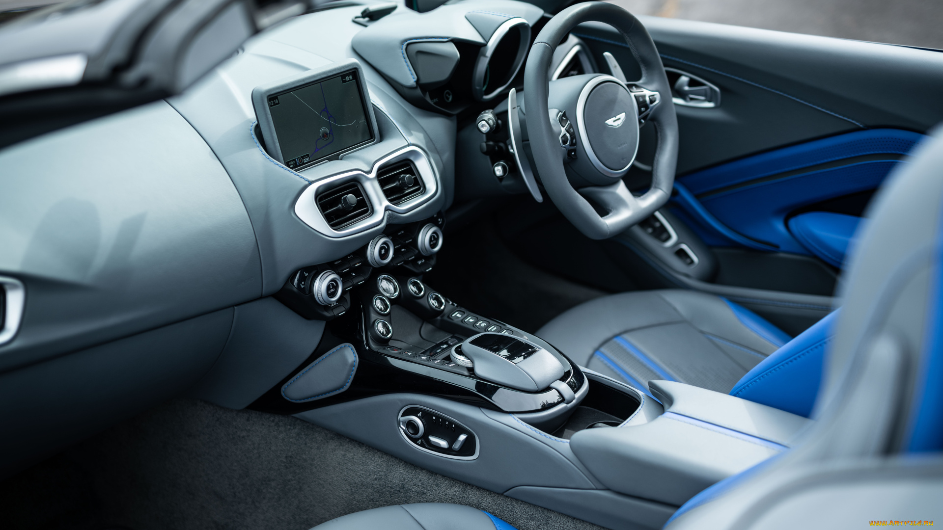 автомобили, интерьеры, aston-martin