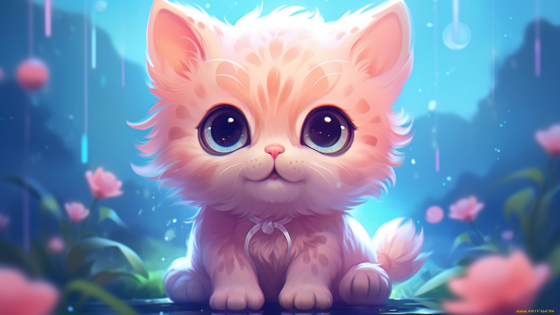 рисованное, животные, , коты, кот, кошка