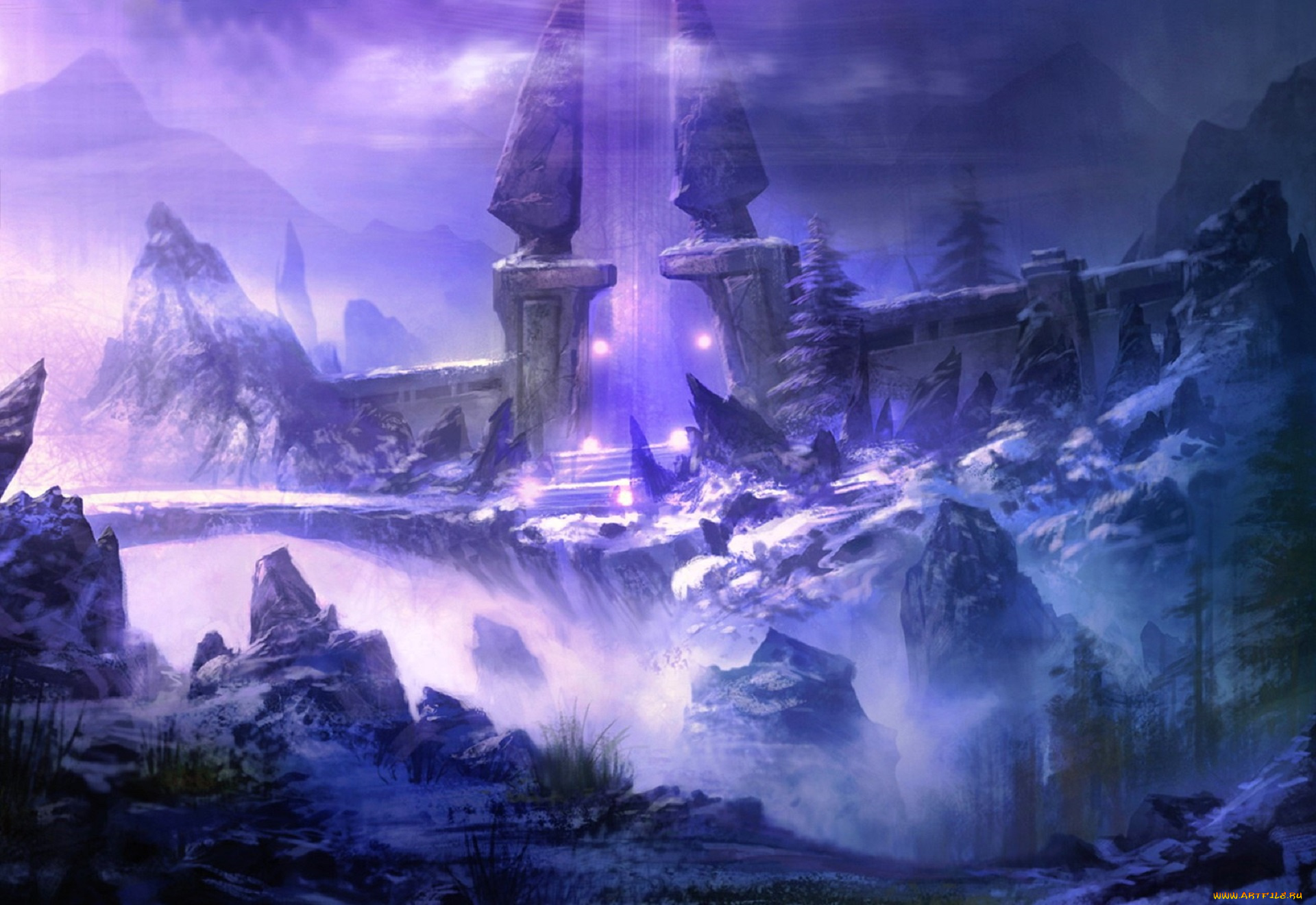 видео, игры, nine, communities, крепость, мост, магия