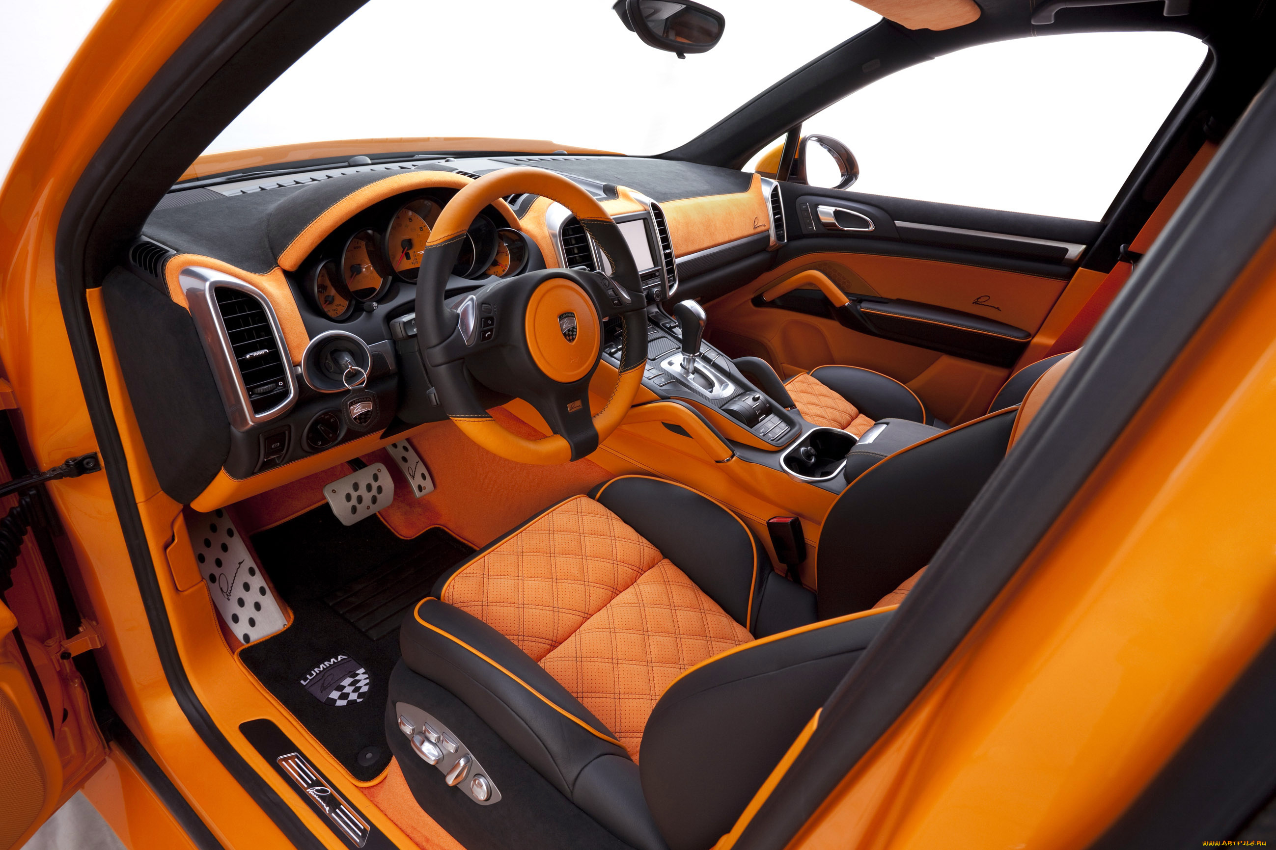 автомобили, интерьеры, porsche
