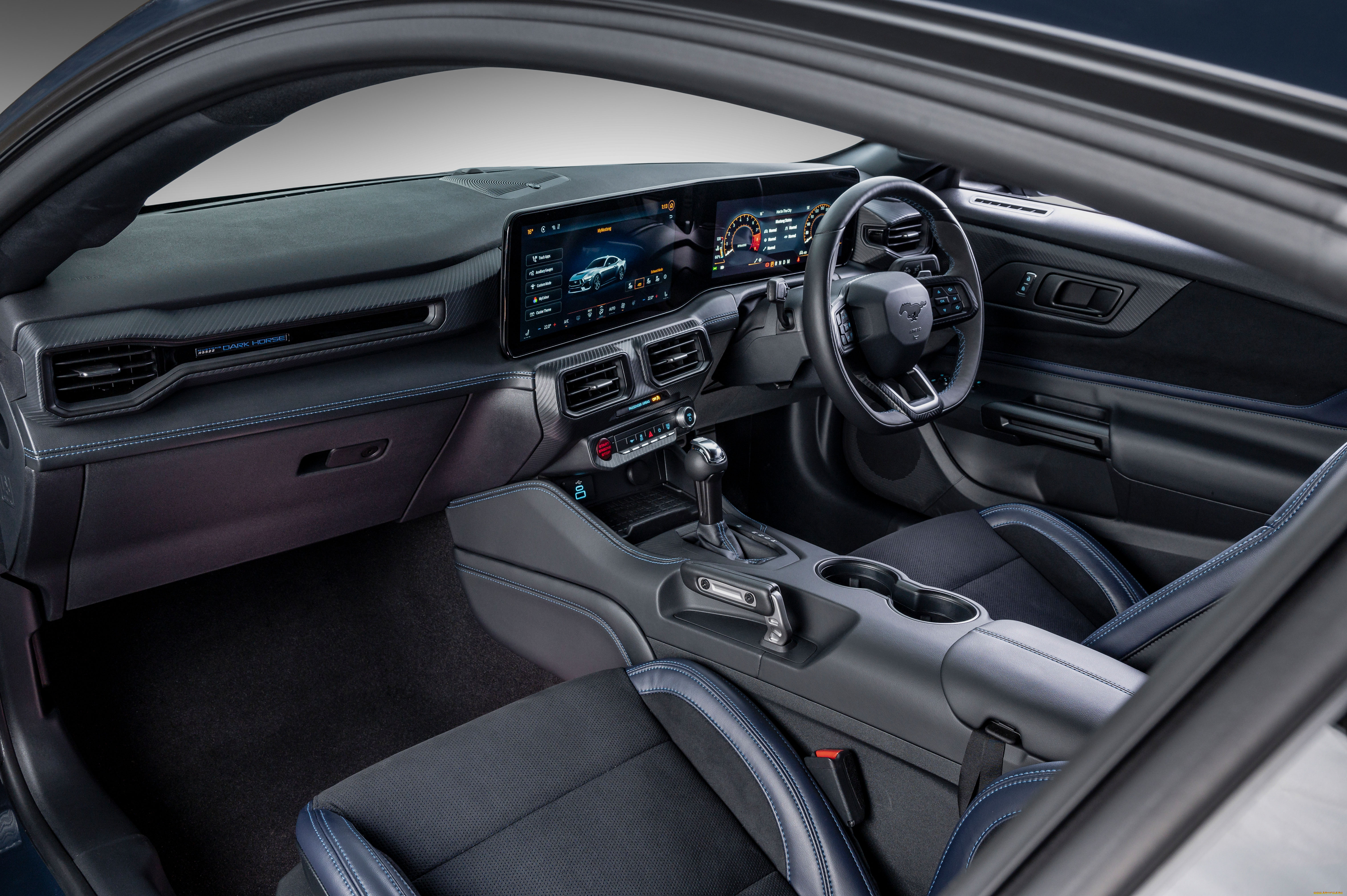 автомобили, интерьеры, mustang