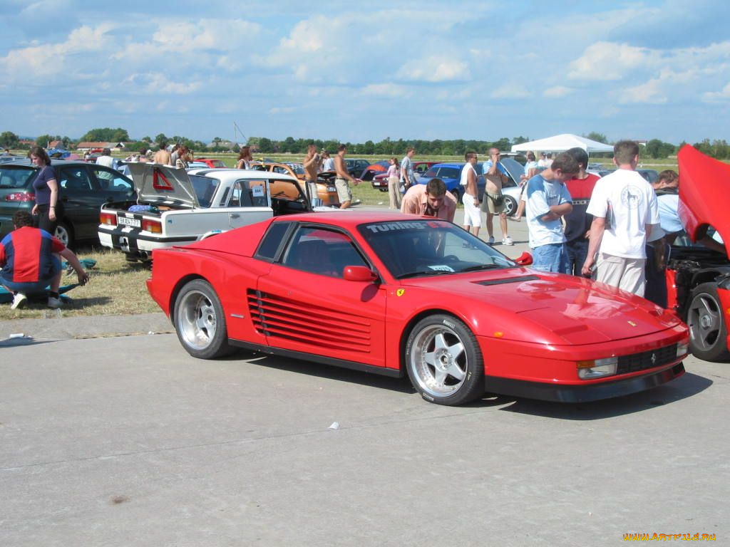 ferrari, testarossa, автомобили