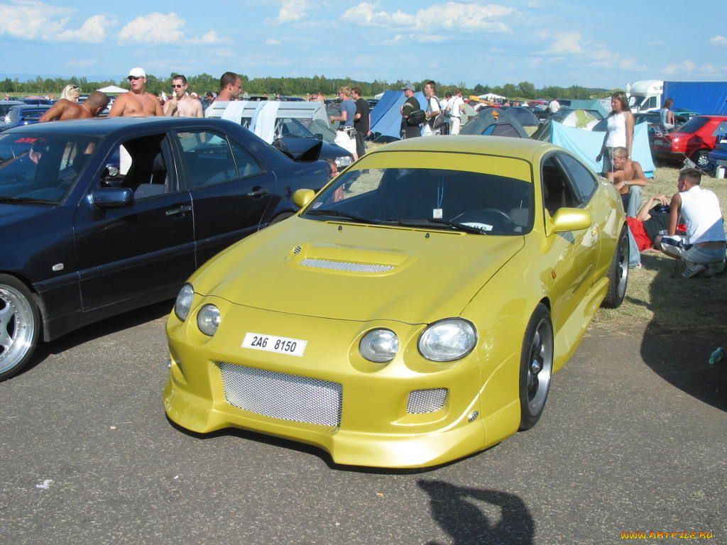 toyota, celica, автомобили, выставки, уличные, фото