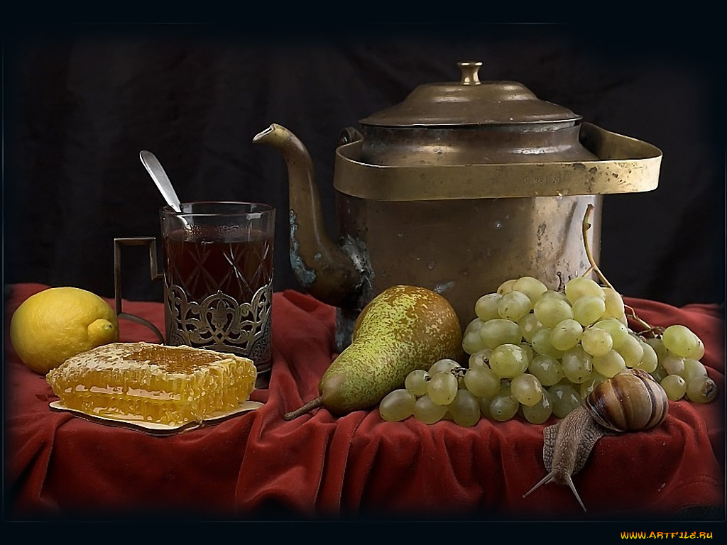 гантенбайн, Чаепитие, еда, натюрморт