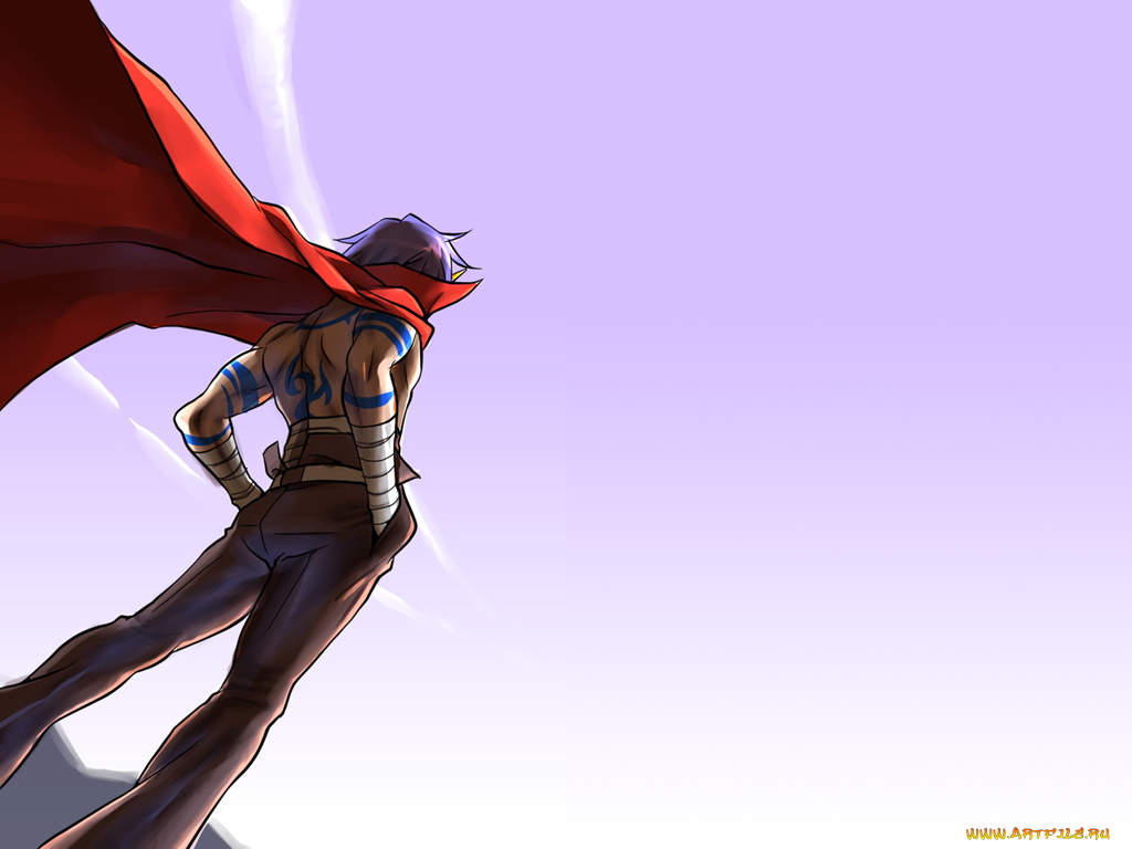 аниме, tengen, toppa, gurren, lagann, kamina