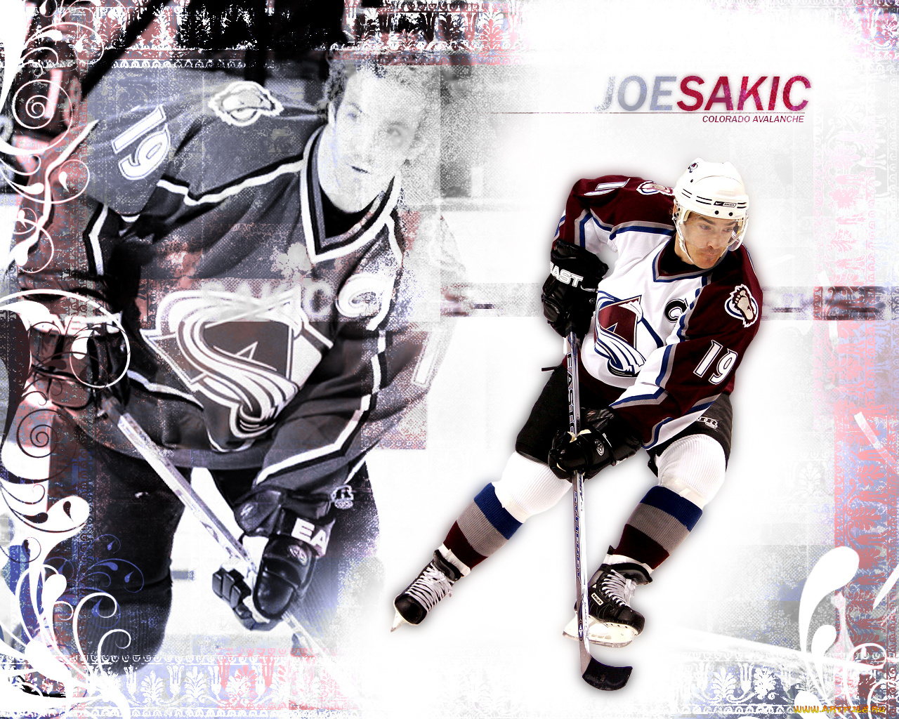 joe, sakic, спорт, nhl
