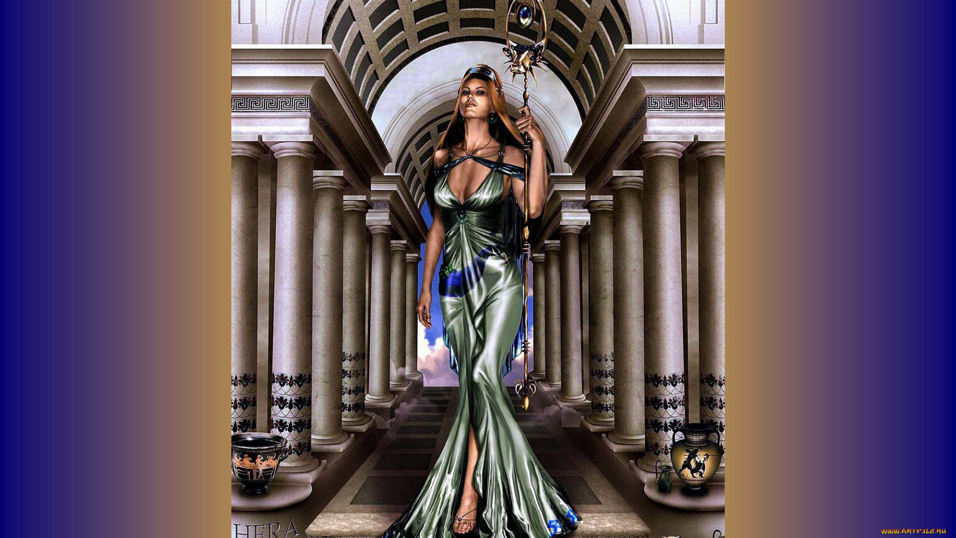 богиня, гера, фэнтези, девушки