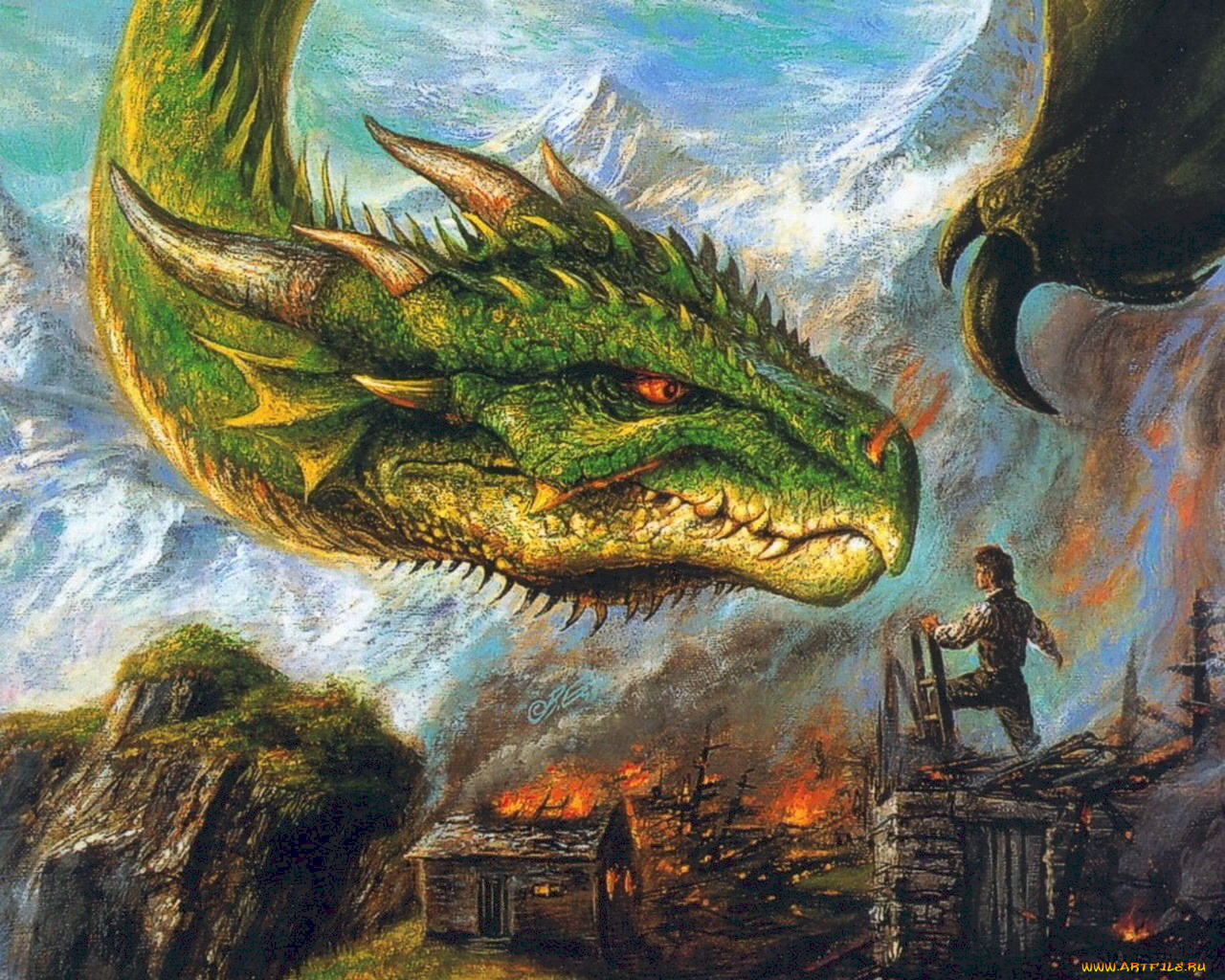 фэнтези, драконы