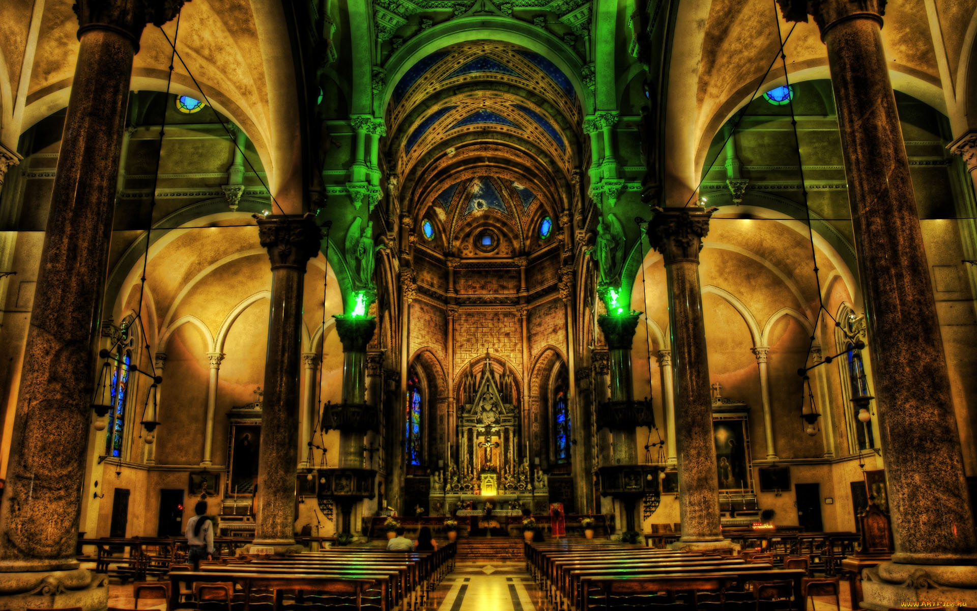 интерьер, убранство, роспись, храма