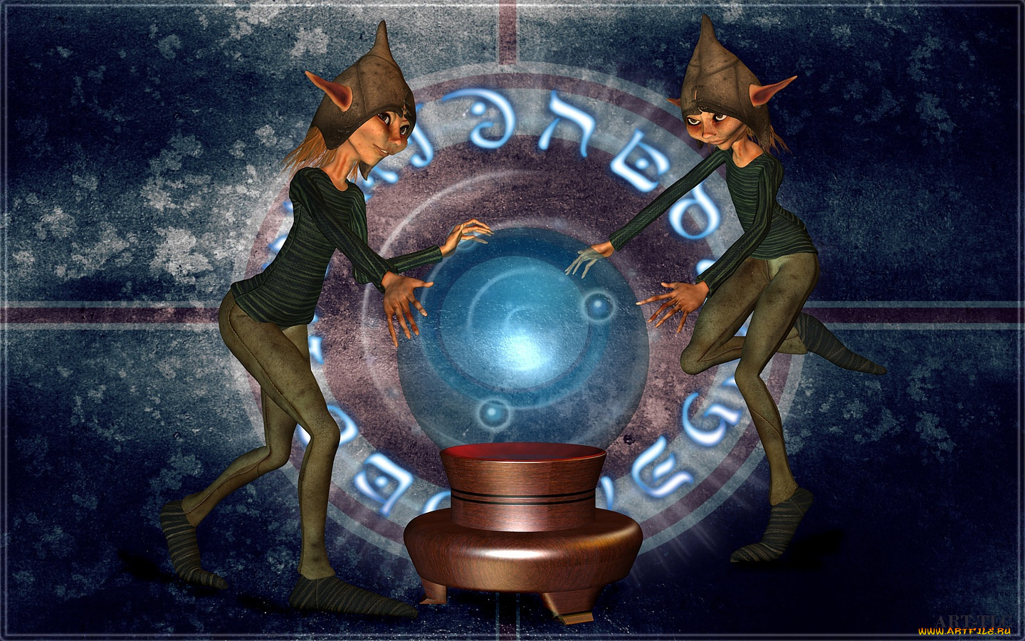 3д, графика, elves, эльфы