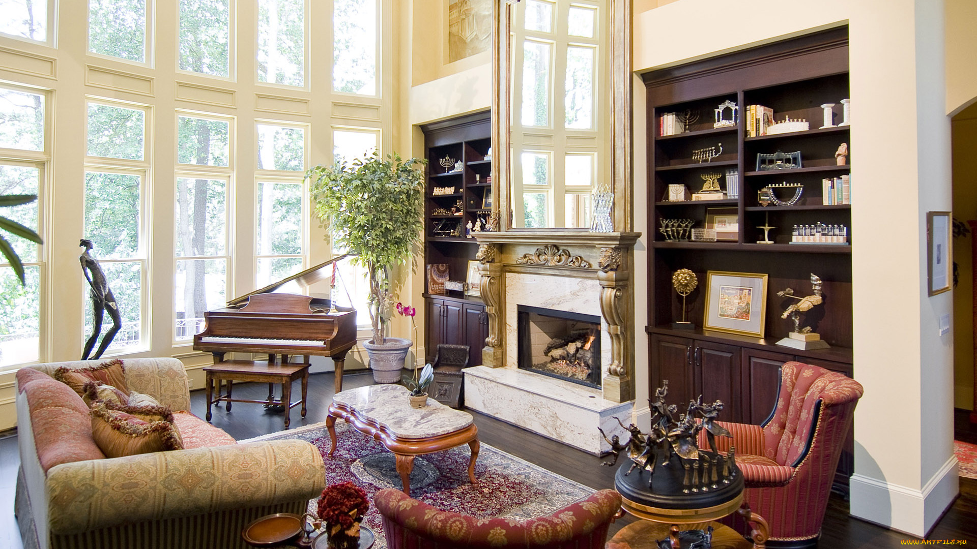 интерьер, гостиная