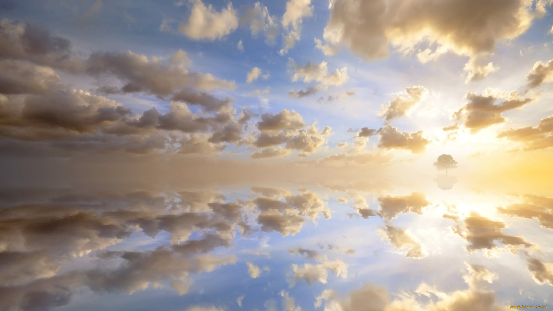 природа, облака