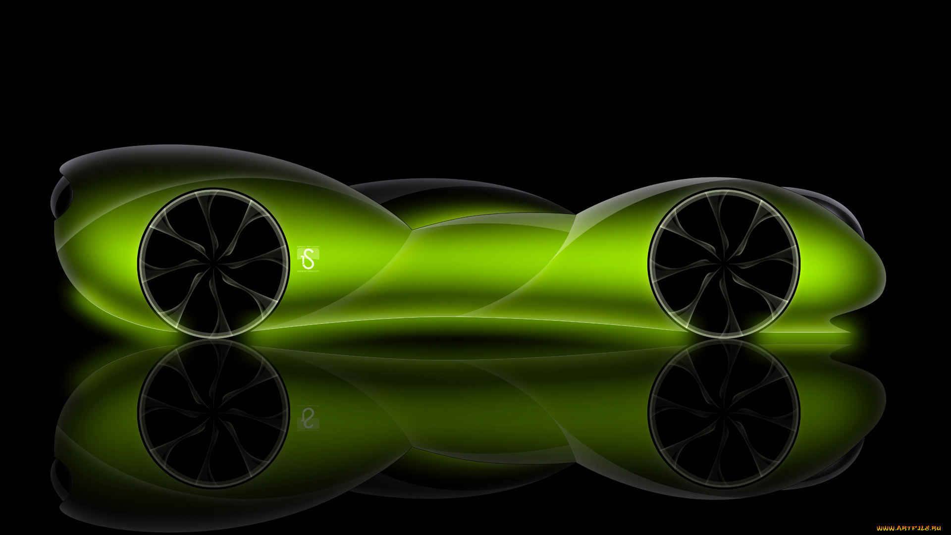 3д, графика, modeling, моделирование, зеленая