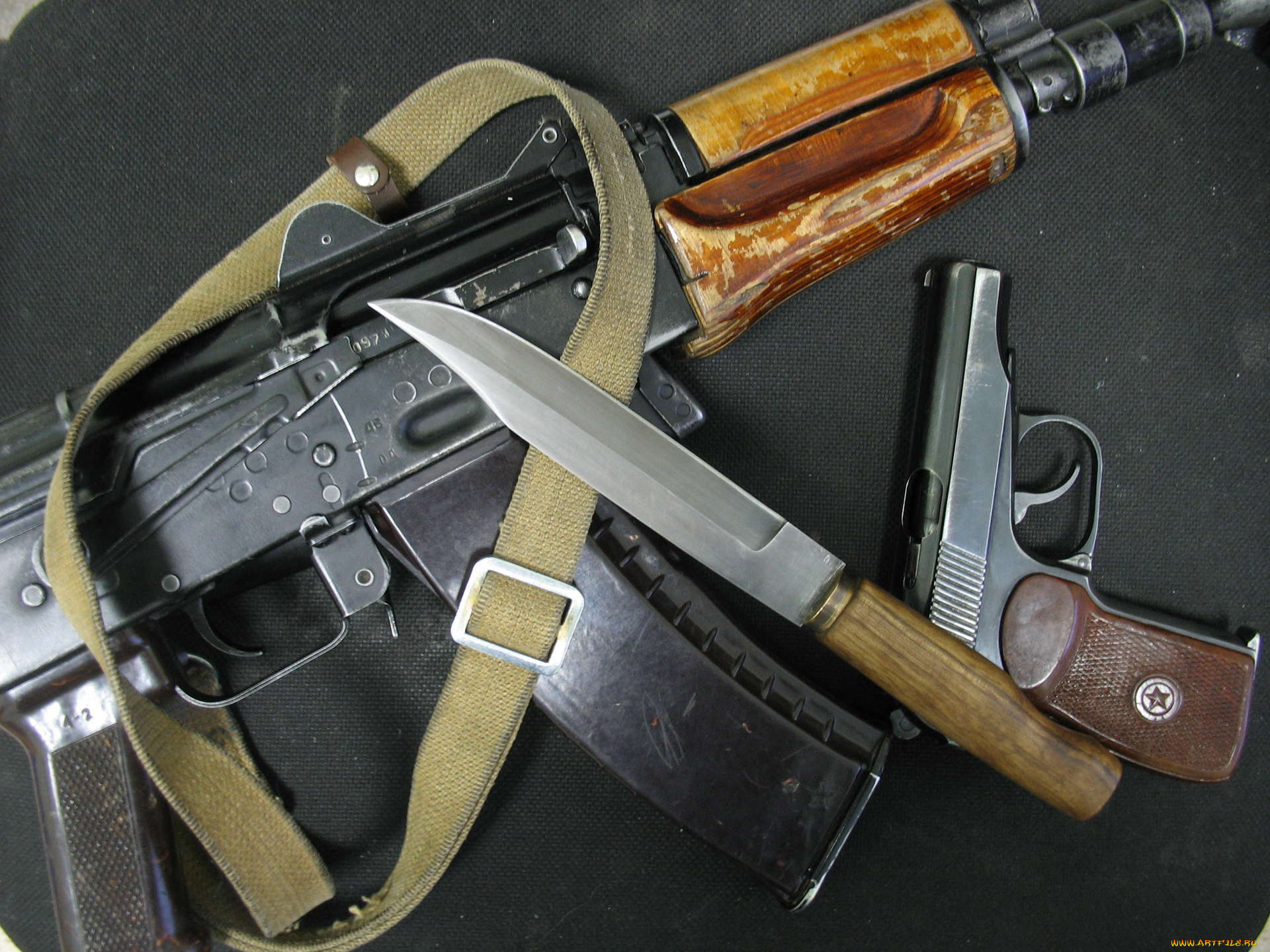 оружие, автомат, аксу, пистолет, макарова, пм