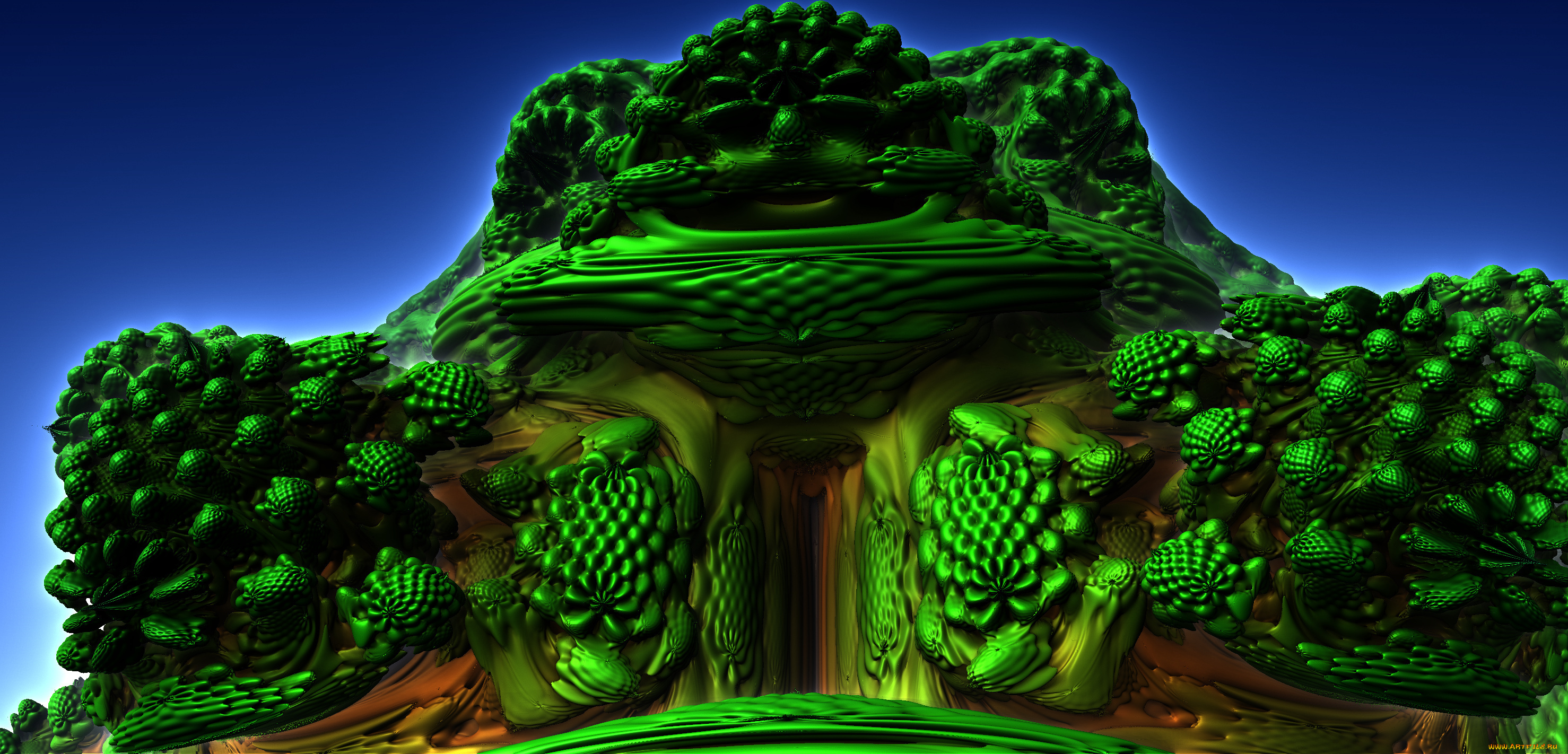 3д, графика, fractal, фракталы