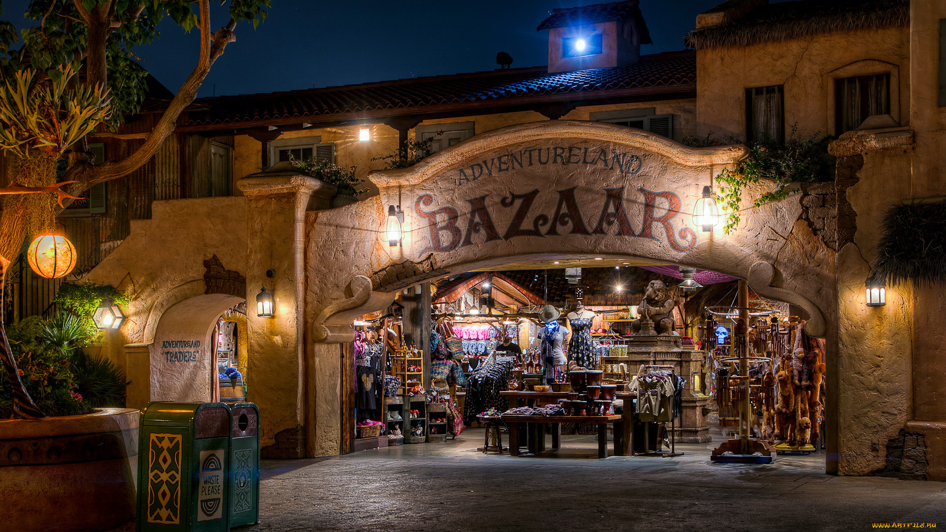 города, диснейленд, калифорния