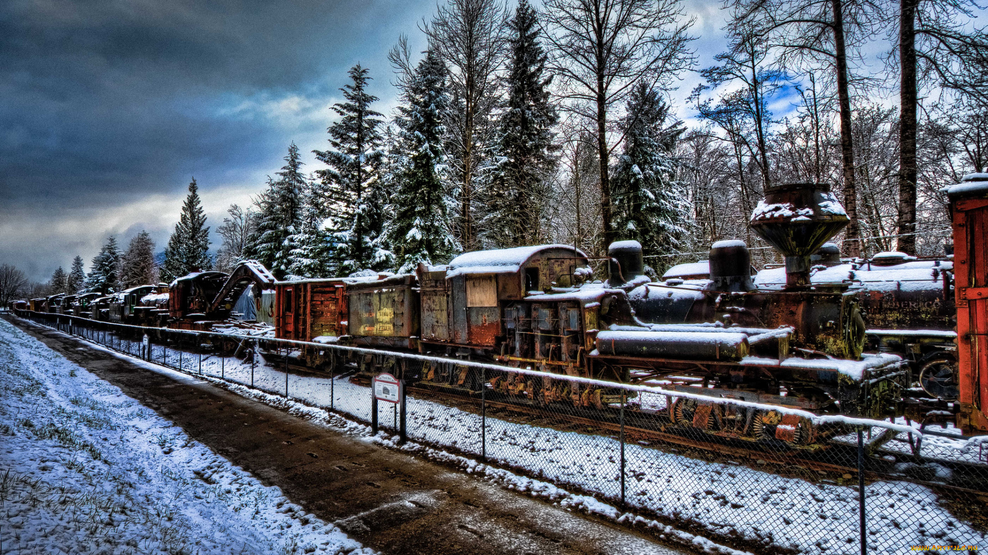 техника, паровозы, старый, поезд, паровоз, состав
