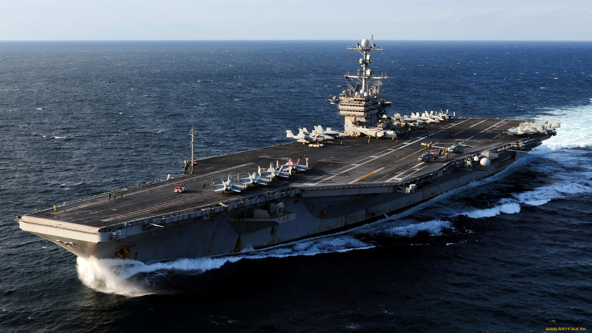 uss, ronald, reagan, cvn, 76, корабли, авианосцы, вертолётоносцы, авианосец, поход, океан