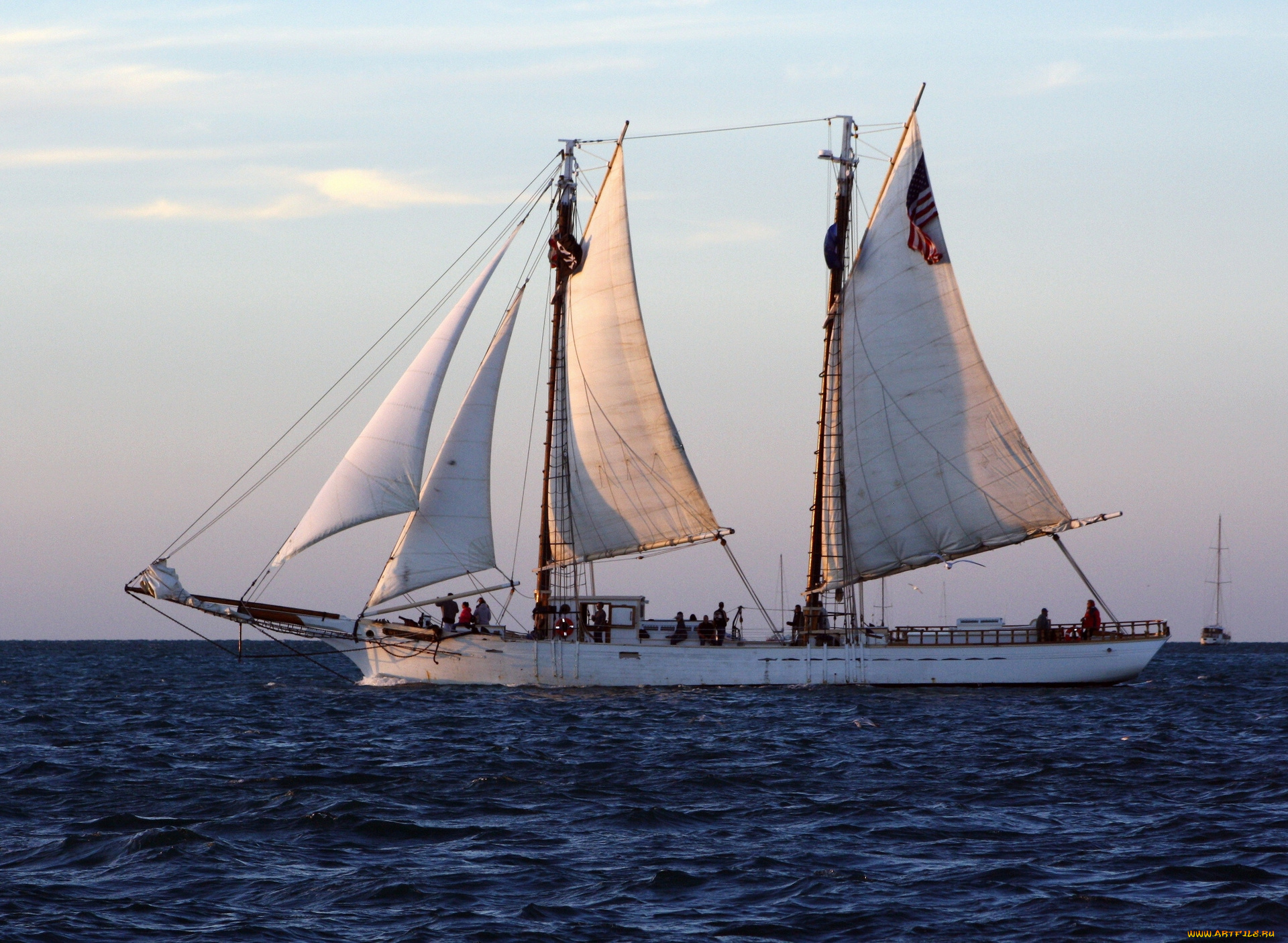 шхуна, western, union, maritime, museum, корабли, парусники, море