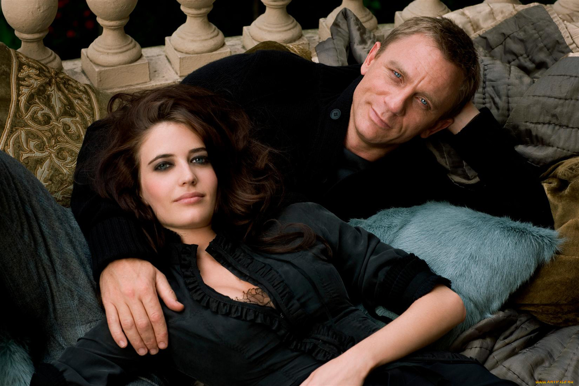 eva, green, and, daniel, разное, знаменитости, дэниел, крейг, ева, грин