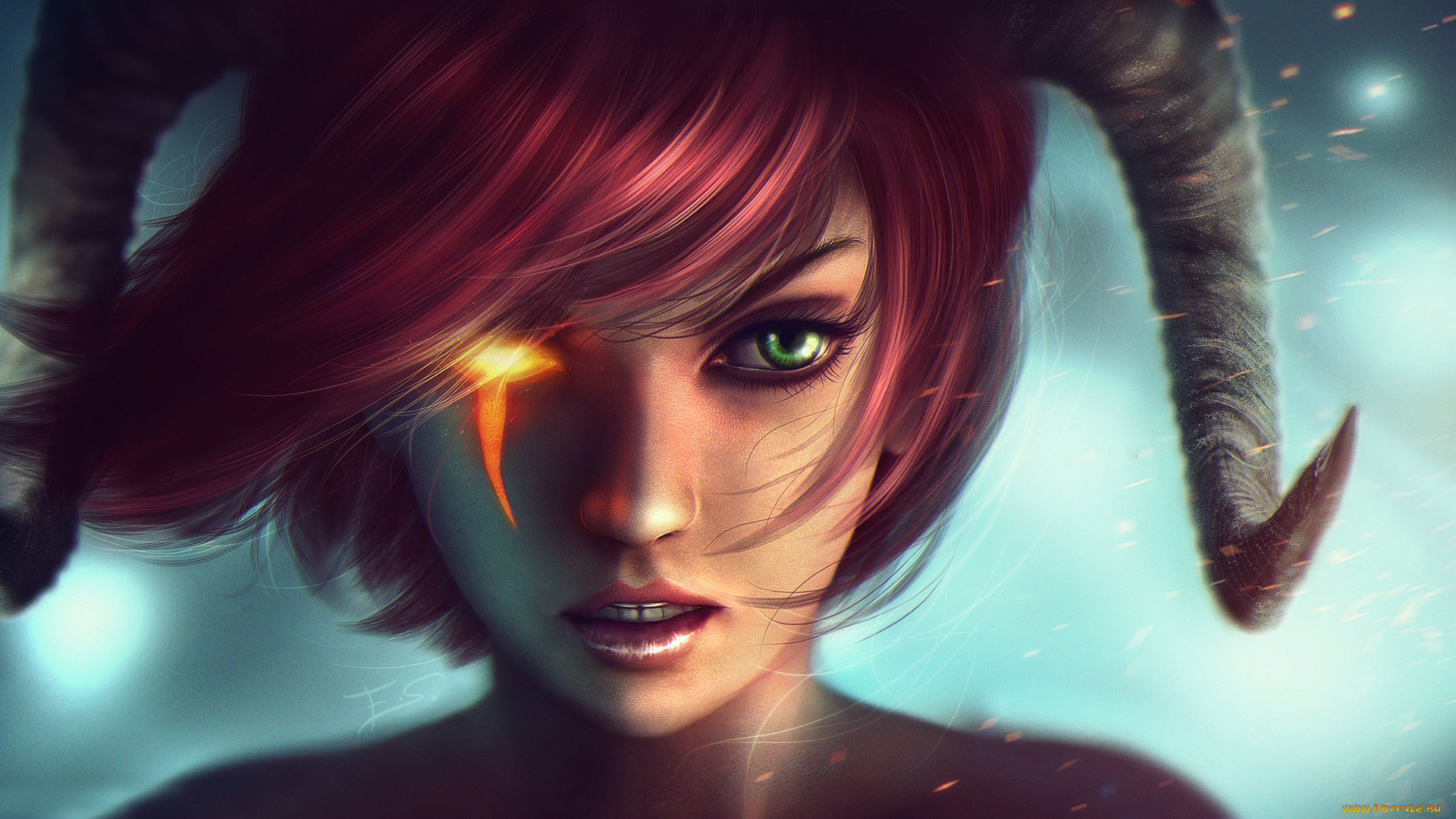 фэнтези, демоны, рога