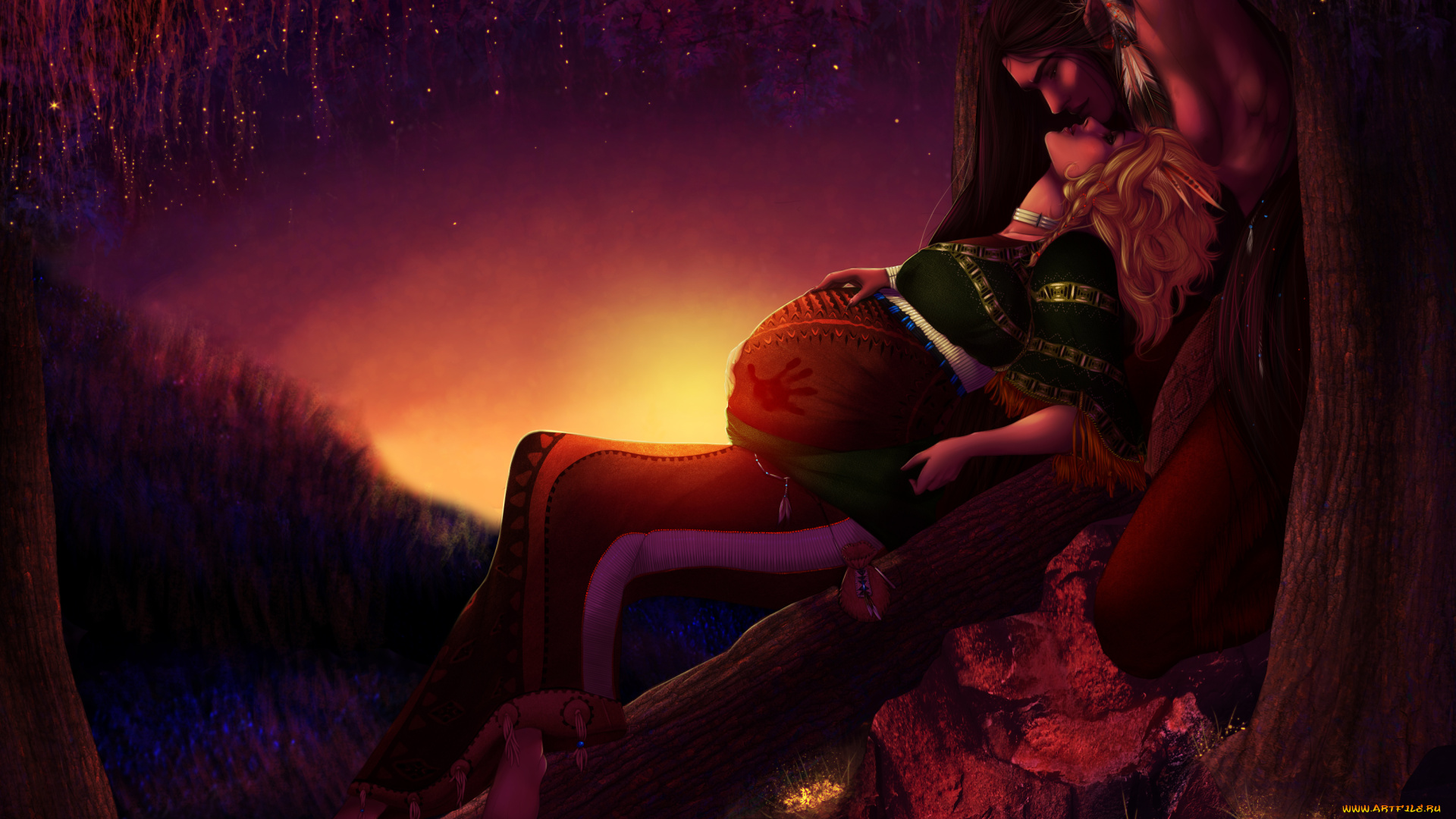 фэнтези, люди, любовь