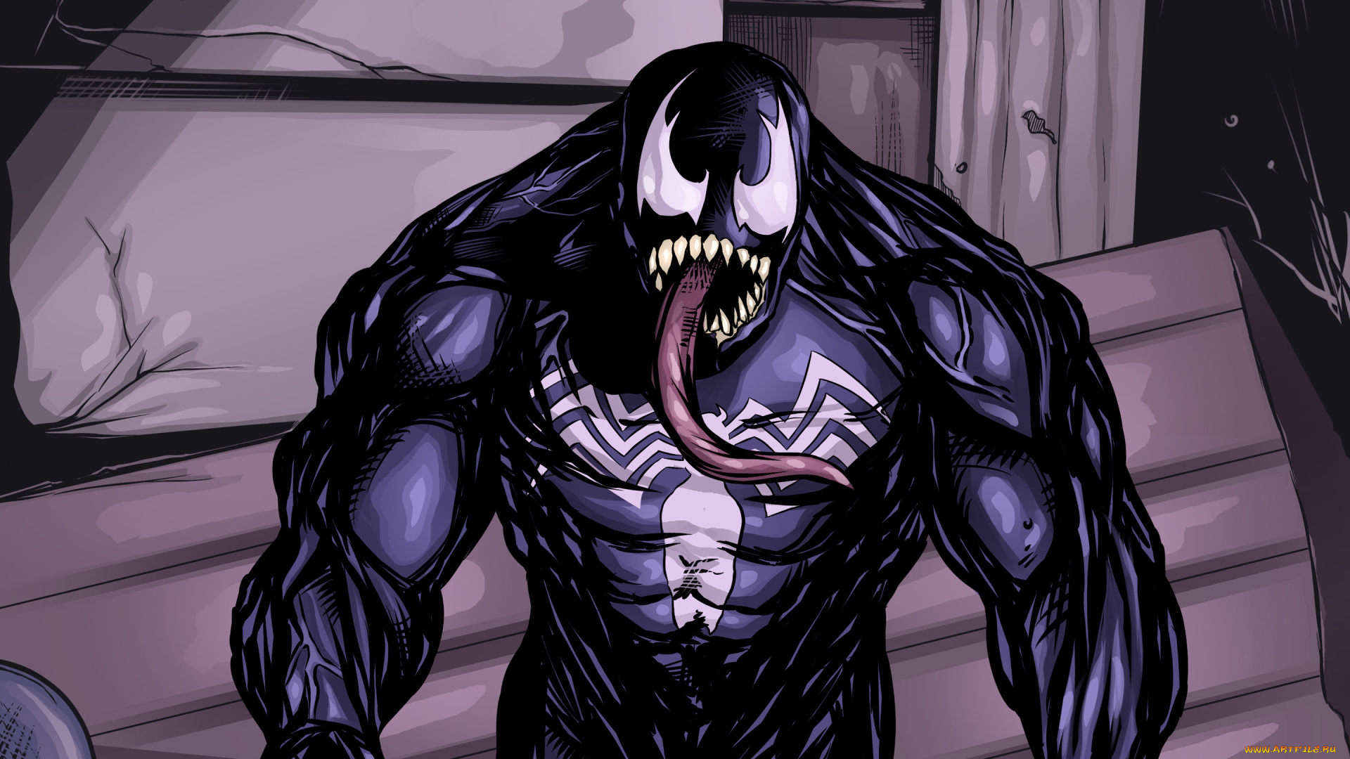 веном, фэнтези, существа, монстр, venom