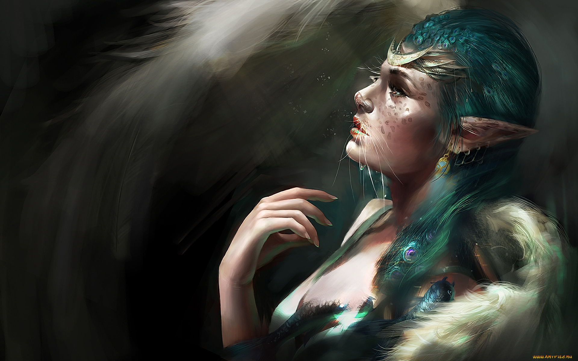 фэнтези, существа, усы