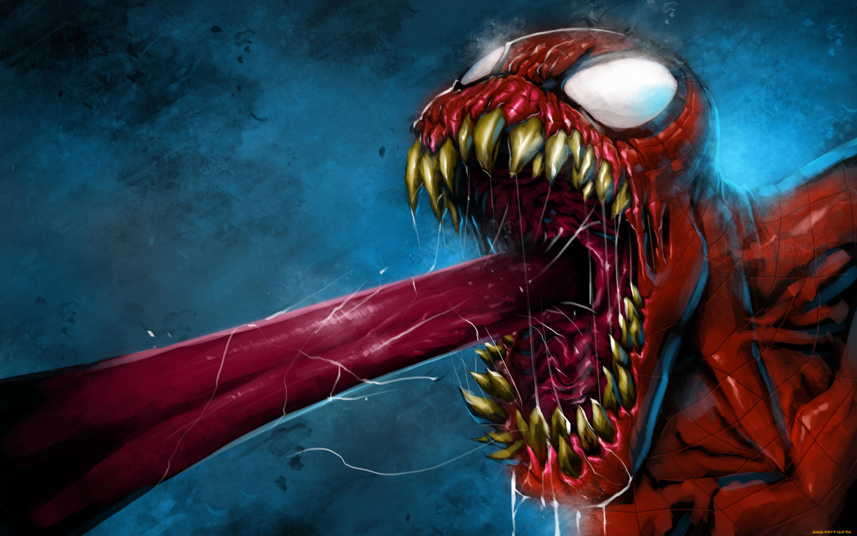 карнаж, фэнтези, существа, красный, монстр, carnage