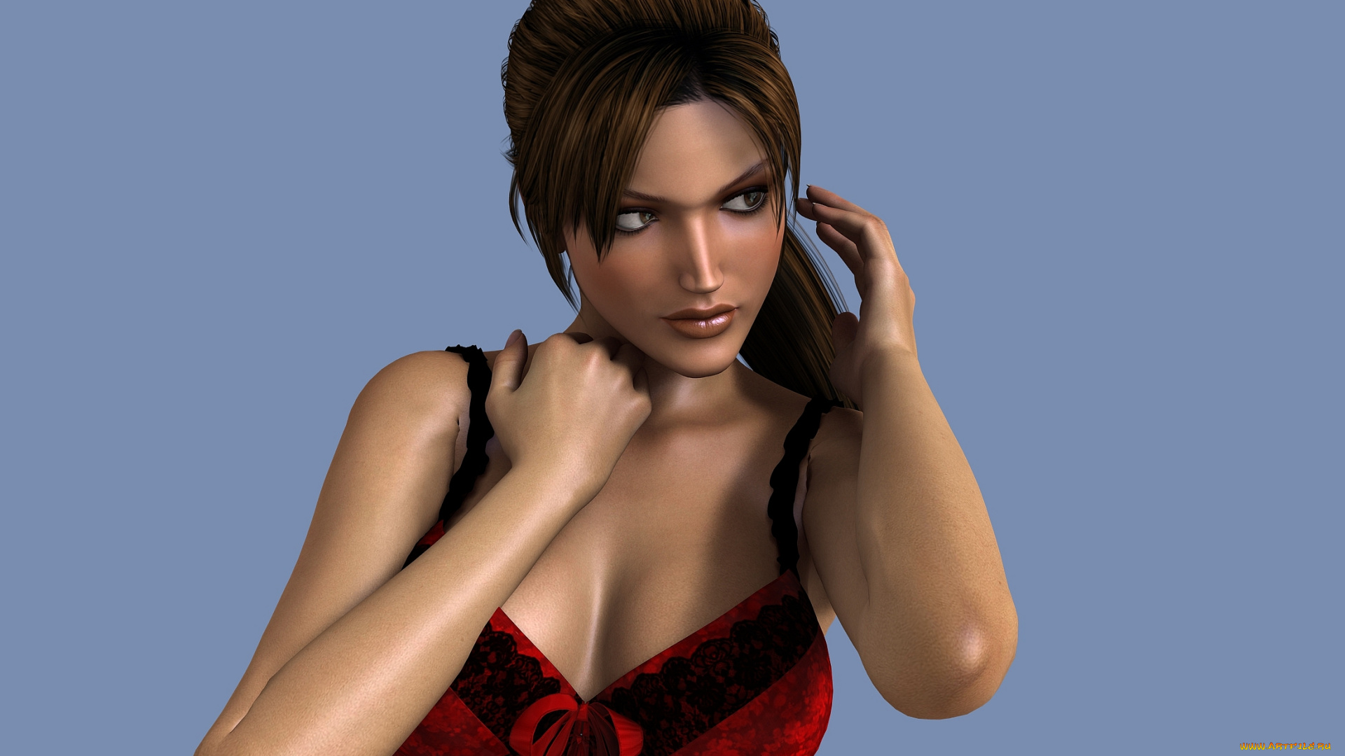 3д, графика, люди, , people, девушка, взгляд, фон