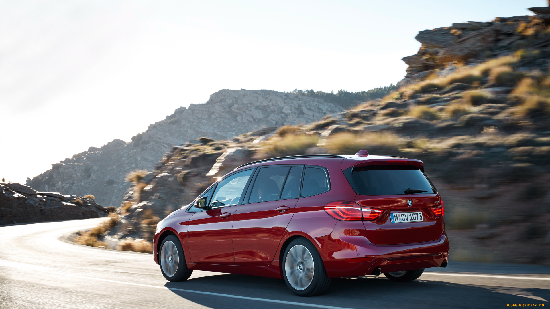автомобили, bmw, красный, 2015г, f46, sport, line, tourer, 220i, gran