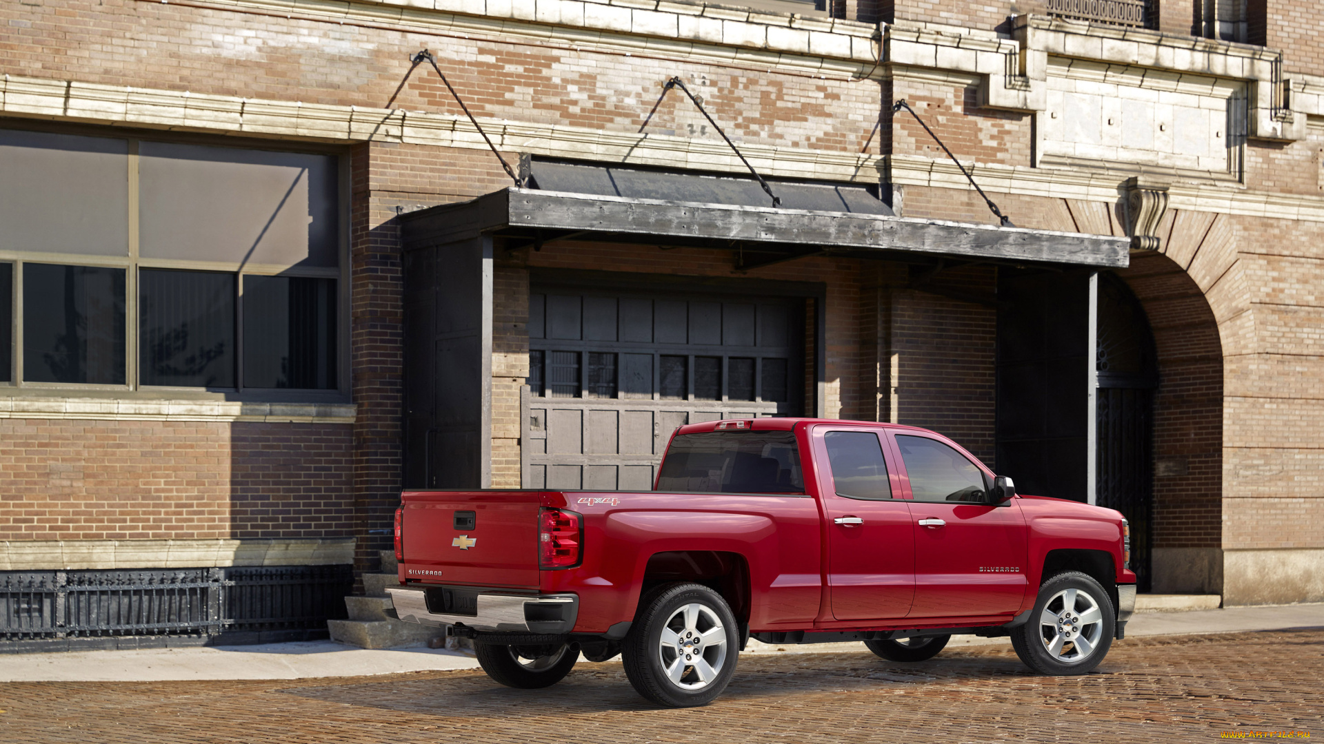 автомобили, chevrolet, silverado, 2015г, красный, gmtk2, cab, double, custom