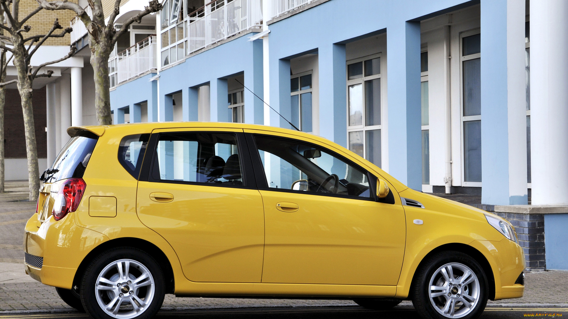 автомобили, chevrolet, желтый, uk-spec, t250, 5-door, aveo