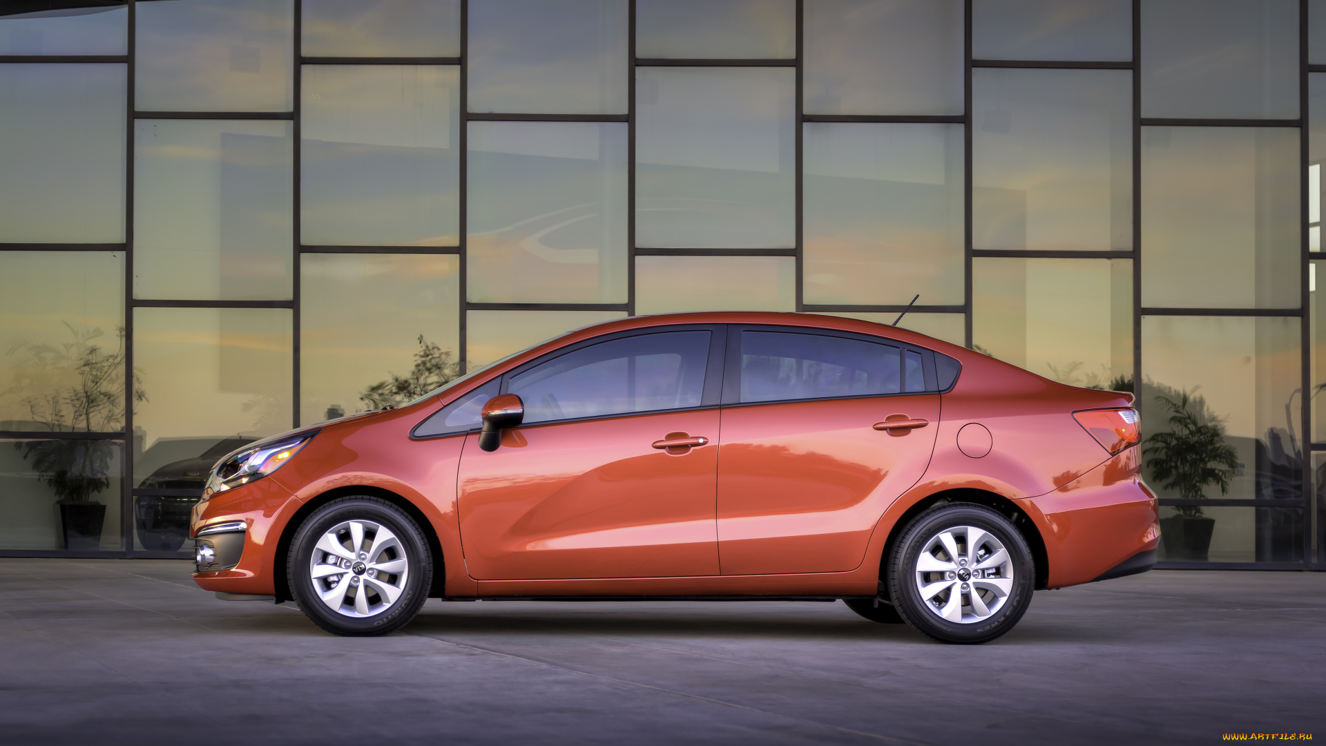 автомобили, kia, красный, us-spec, sedan, 2016г, rio, ub