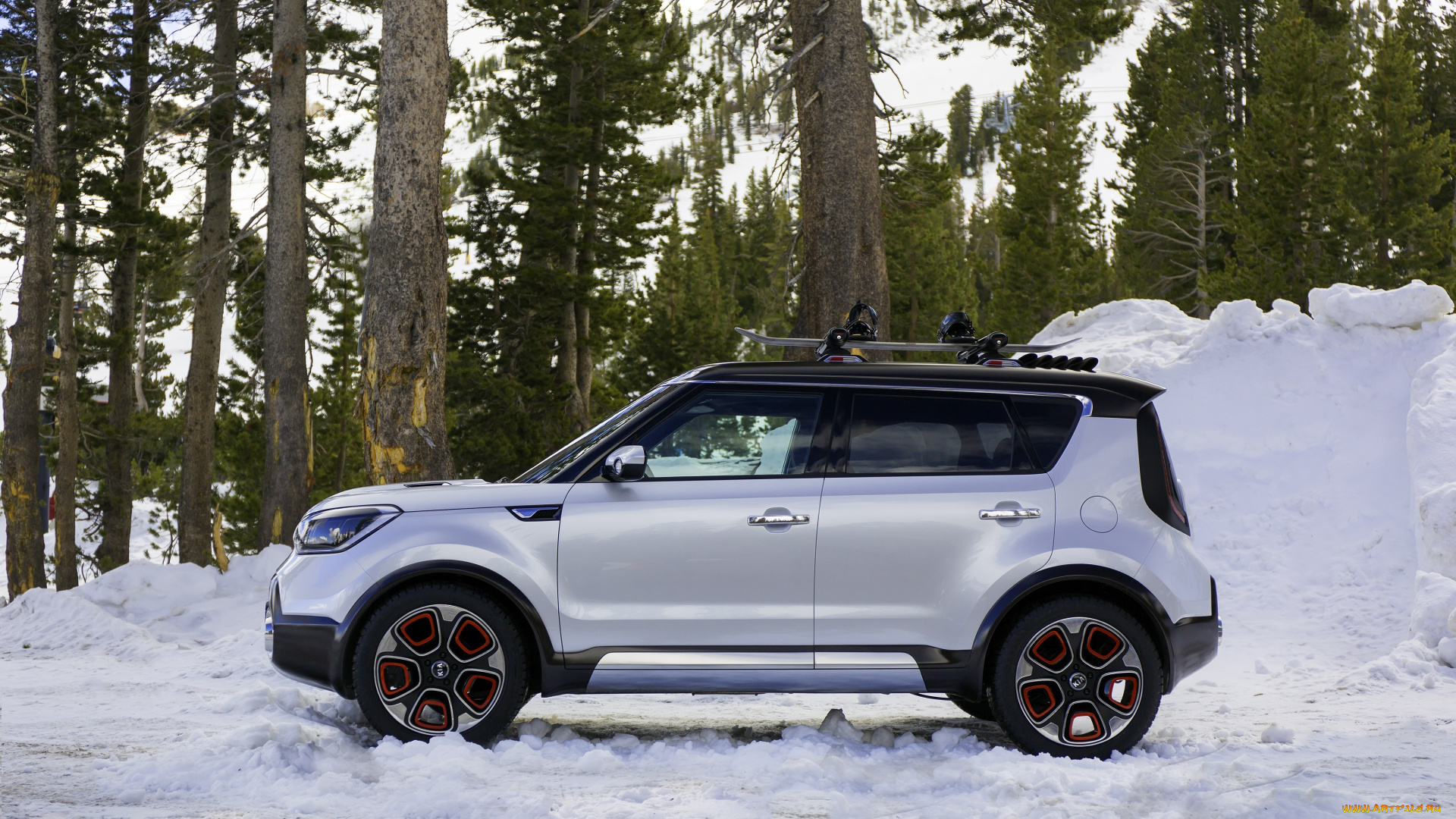 автомобили, kia, светлый, 2015г, concept, trailster