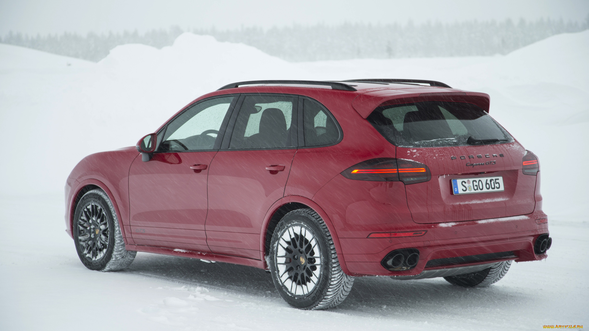 автомобили, porsche, cayenne, красный, 2014г, 958, gts