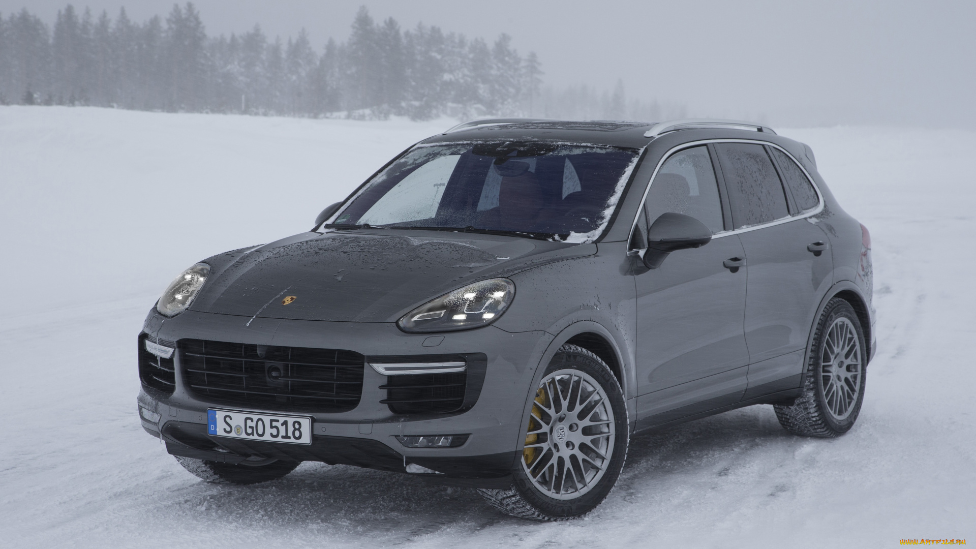 автомобили, porsche, turbo, s, серый, 2015г, 958, cayenne