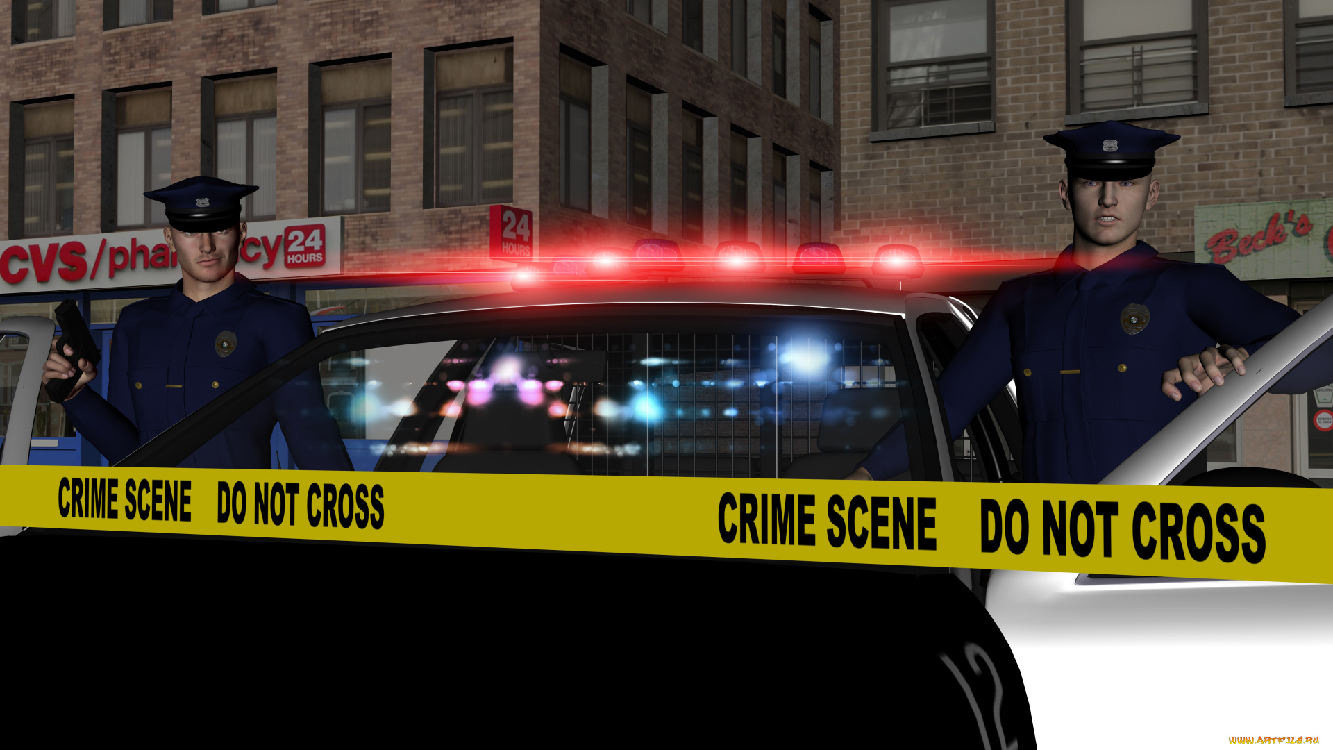 diamonds, shine, 3д, графика, фантазия, , fantasy, полиция, оцепление