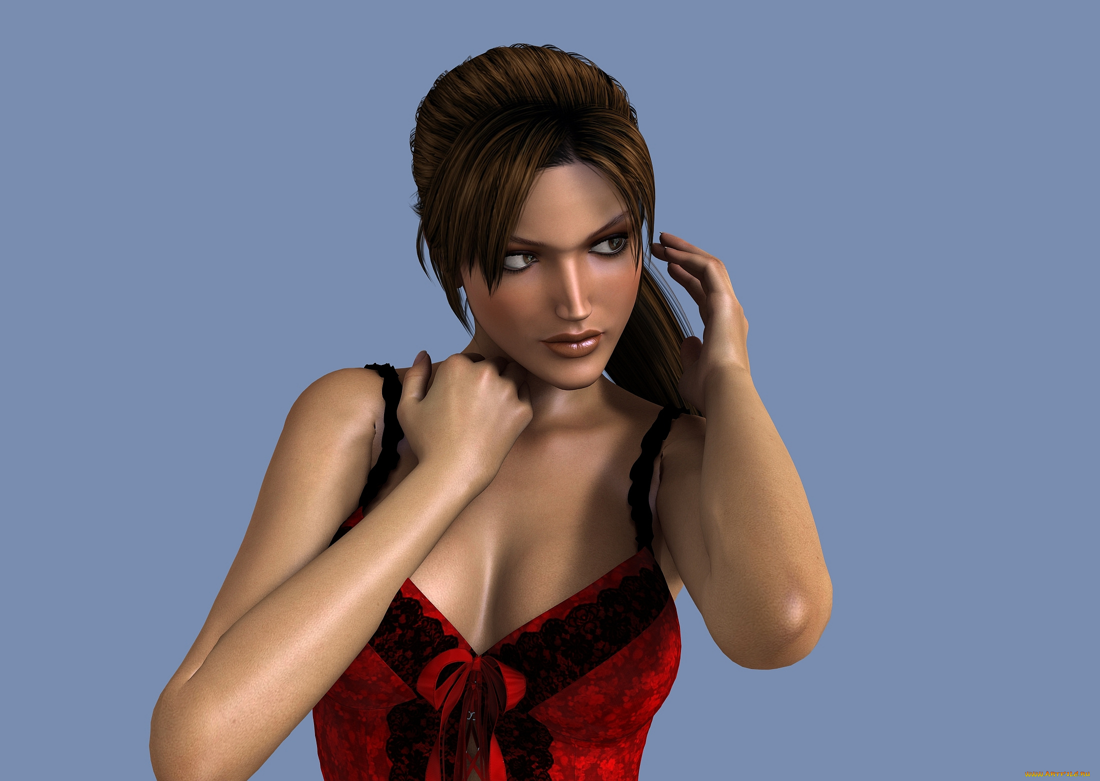 3д, графика, люди, , people, девушка, взгляд, фон