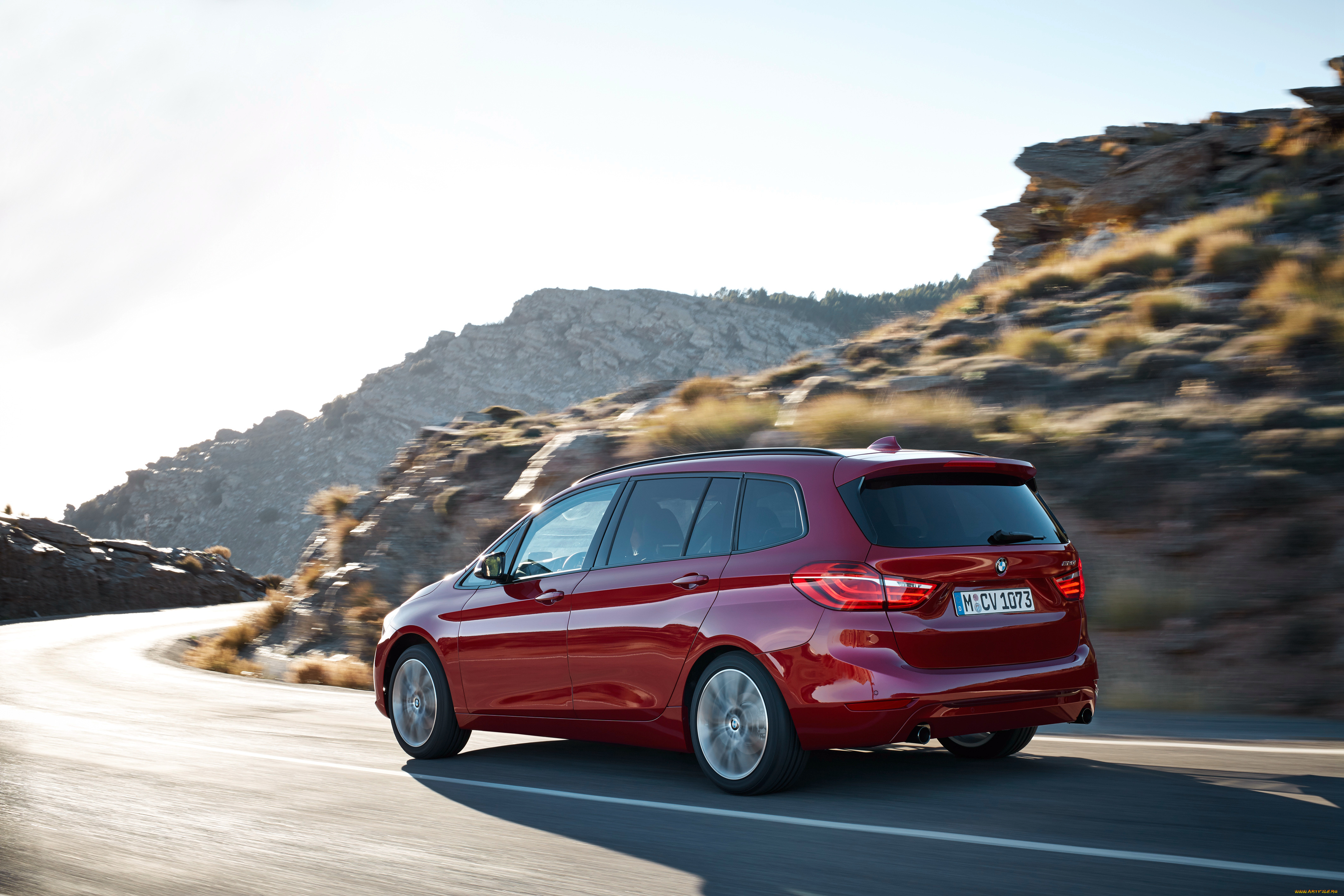 автомобили, bmw, красный, 2015г, f46, sport, line, tourer, 220i, gran