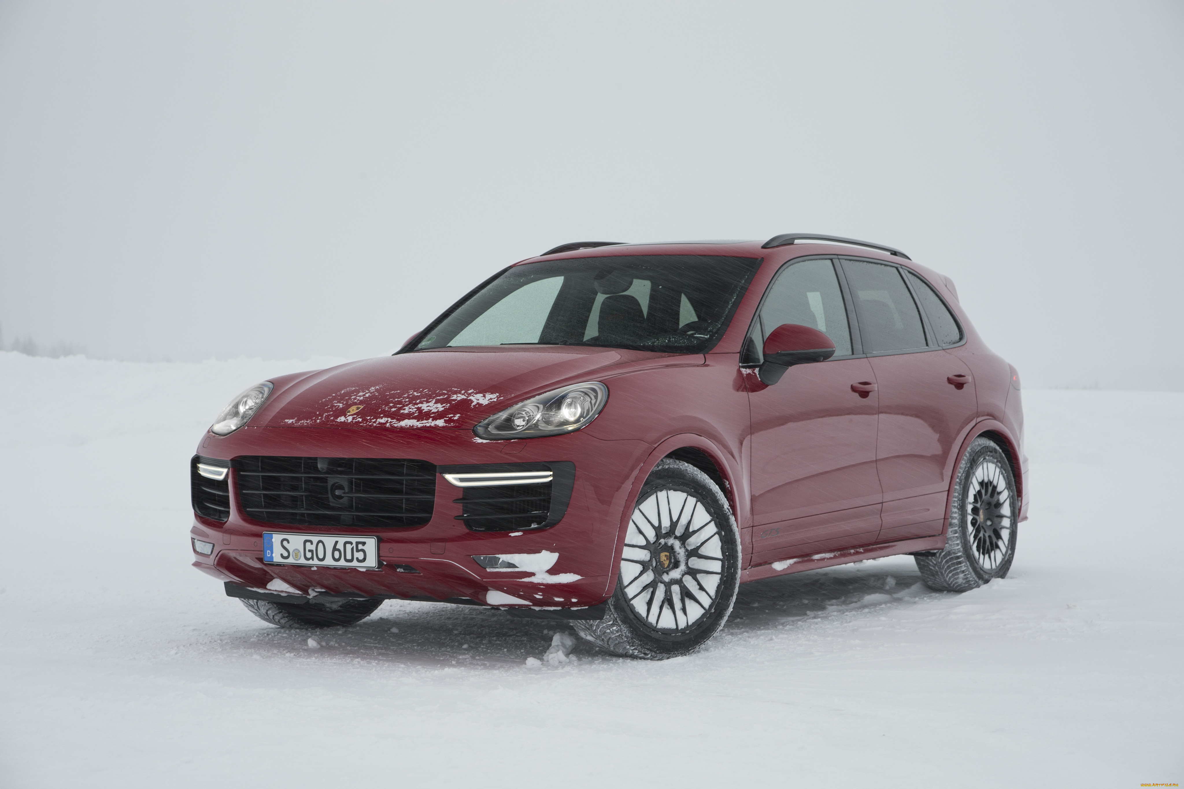 автомобили, porsche, 2014г, 958, gts, cayenne, красный