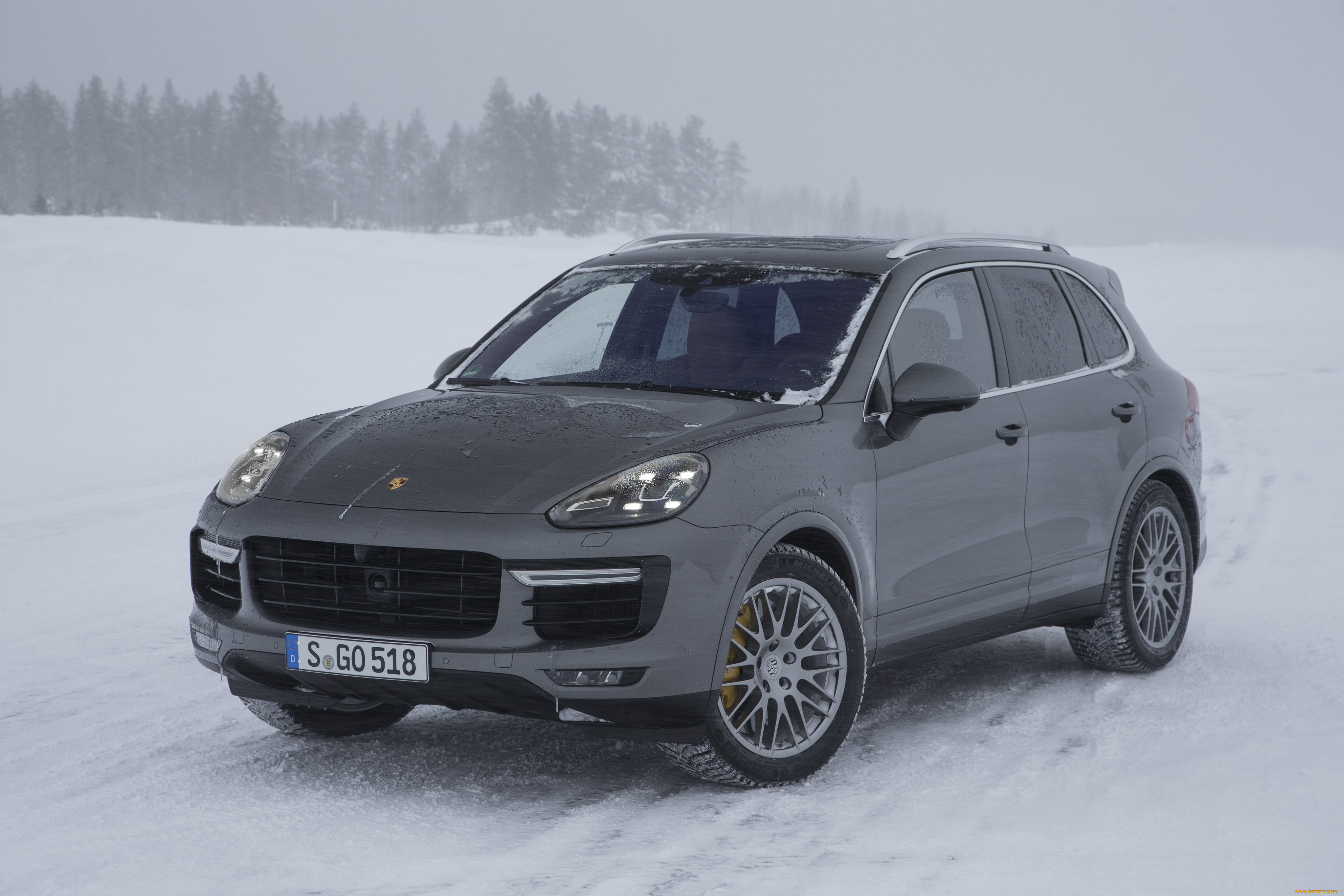 автомобили, porsche, turbo, s, серый, 2015г, 958, cayenne