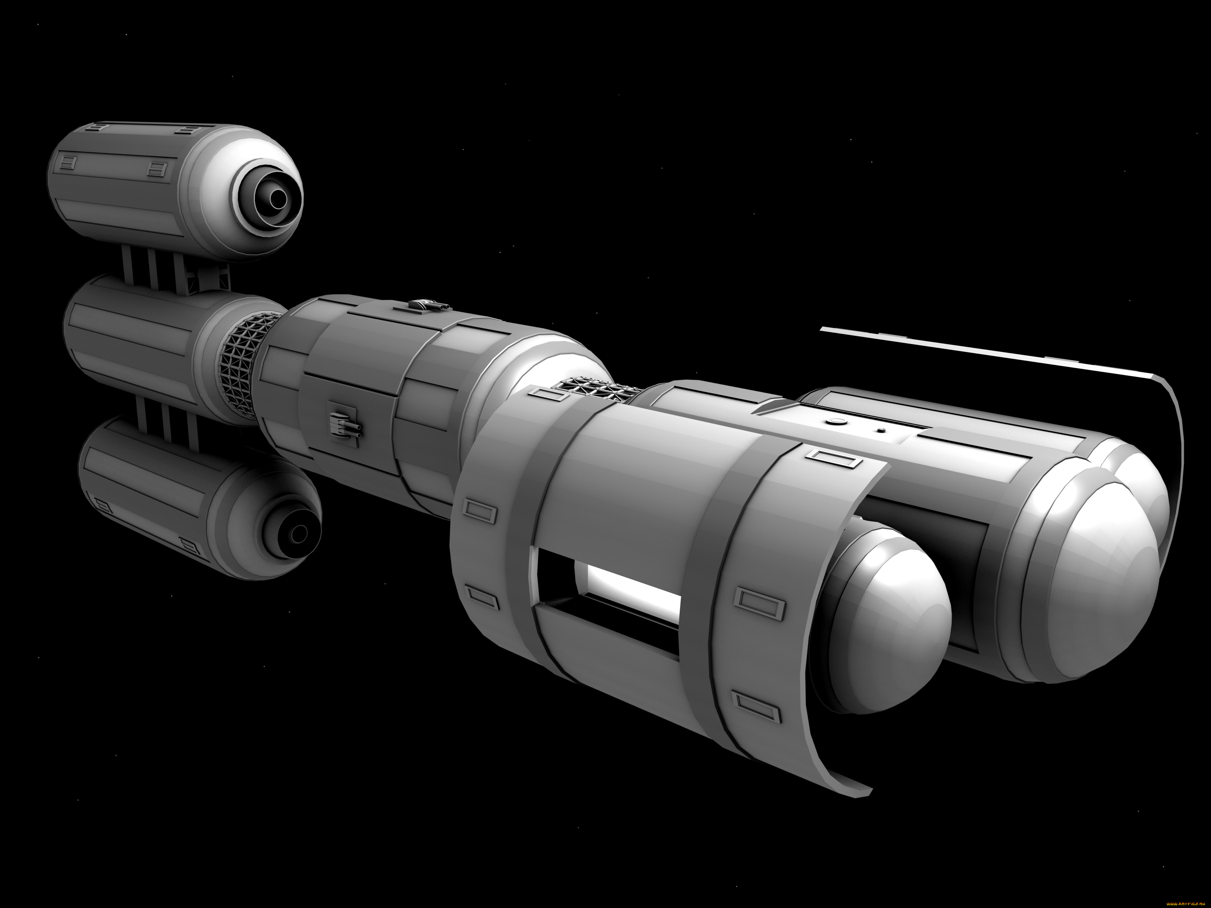 3д, графика, моделирование, , modeling, космический, корабль