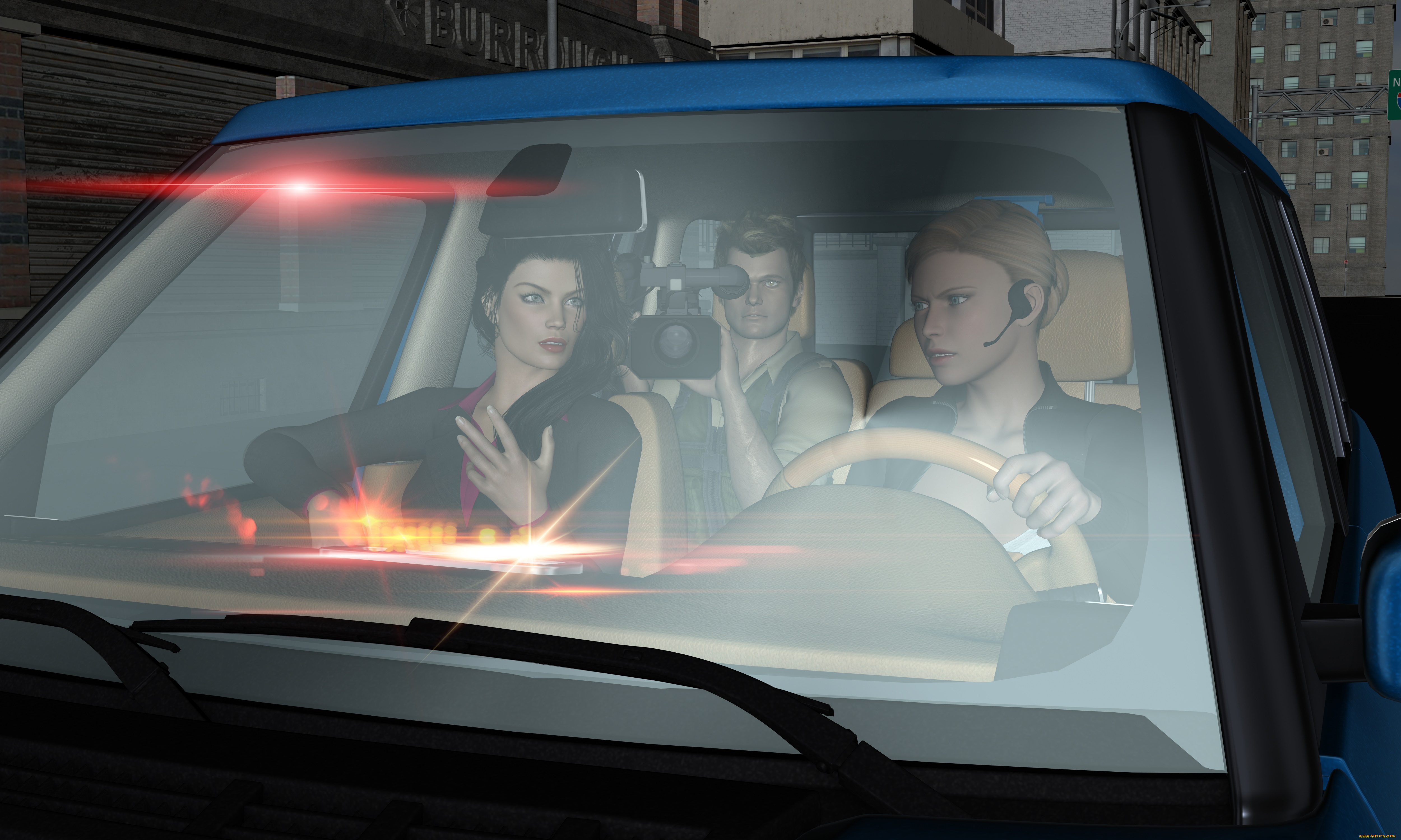 diamonds, shine, 3д, графика, фантазия, , fantasy, люди, автомобиль