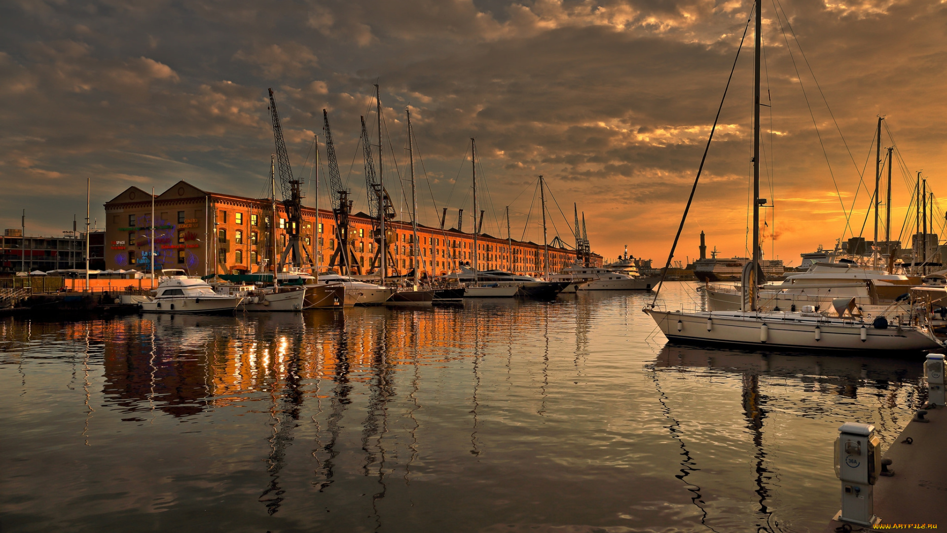 корабли, порты, , , причалы, гавань, яхты