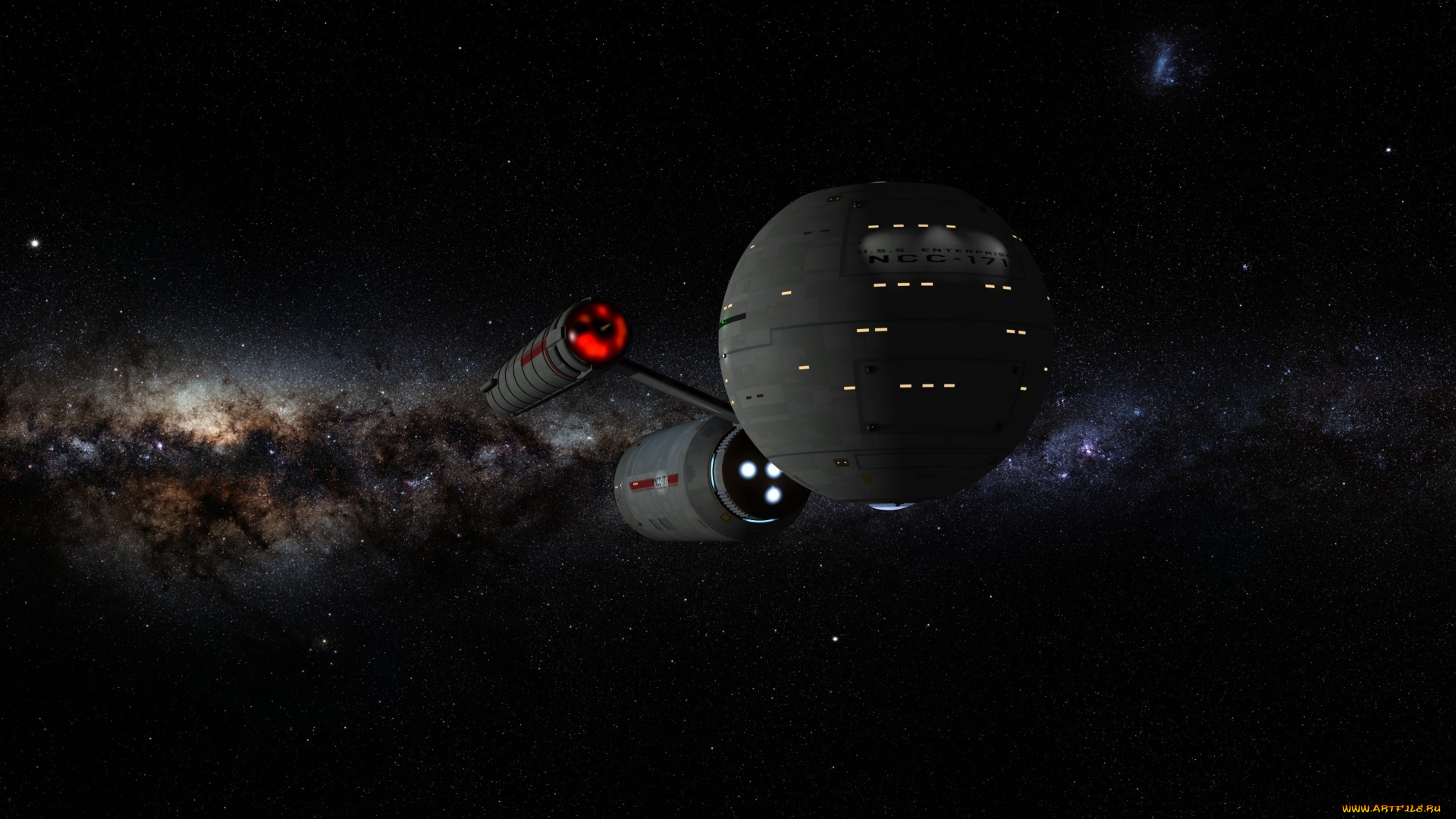 космос, арт, вселенная, полет, космический, корабль