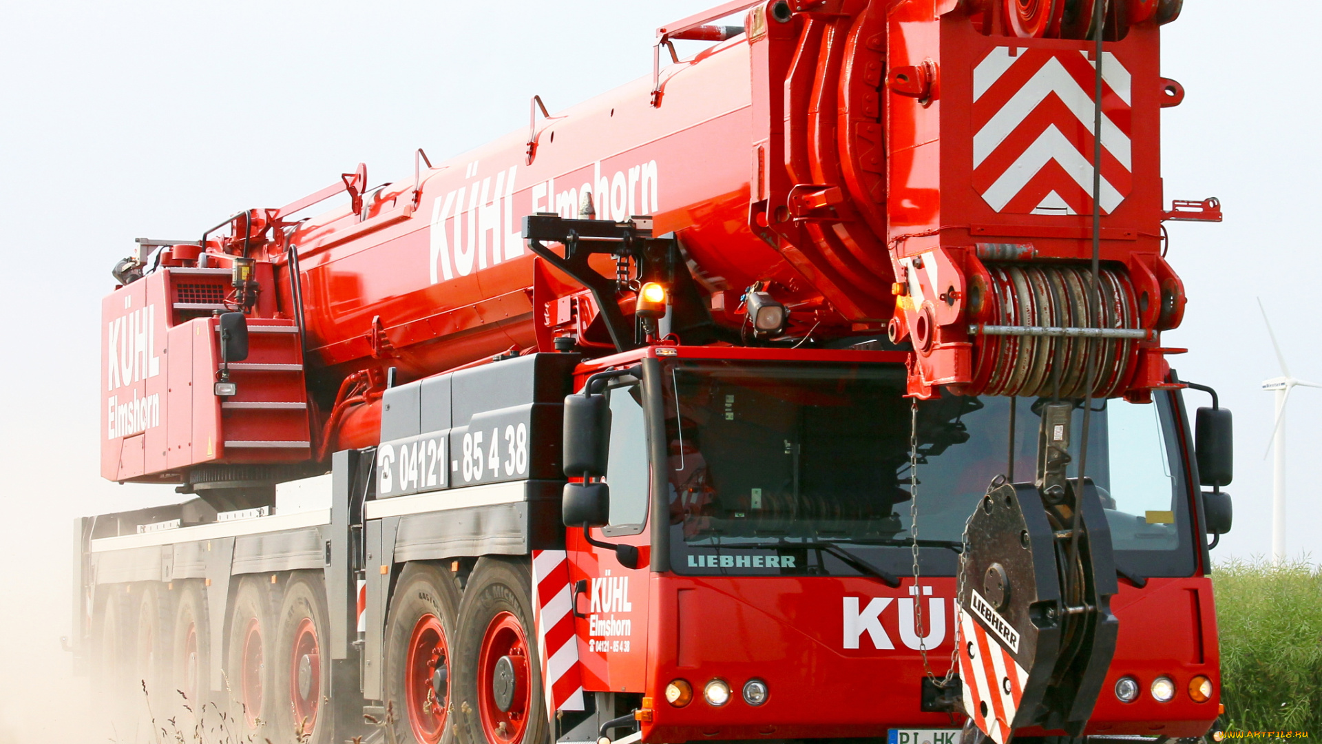 техника, краны, liebherr