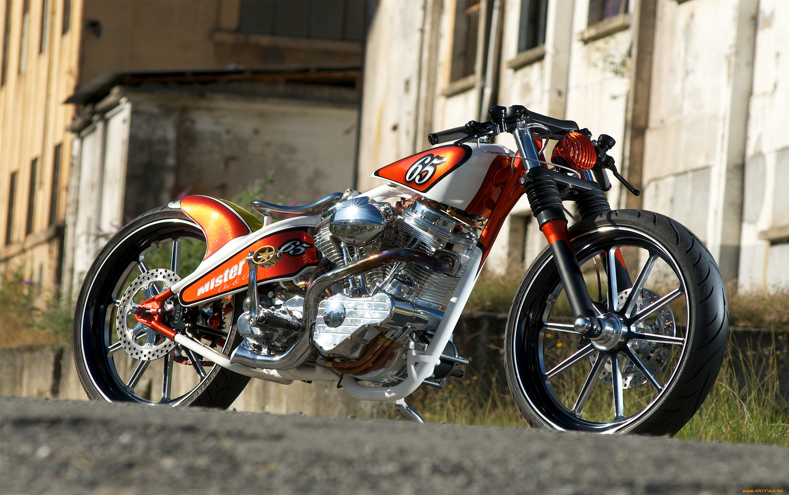 мотоциклы, customs, custom