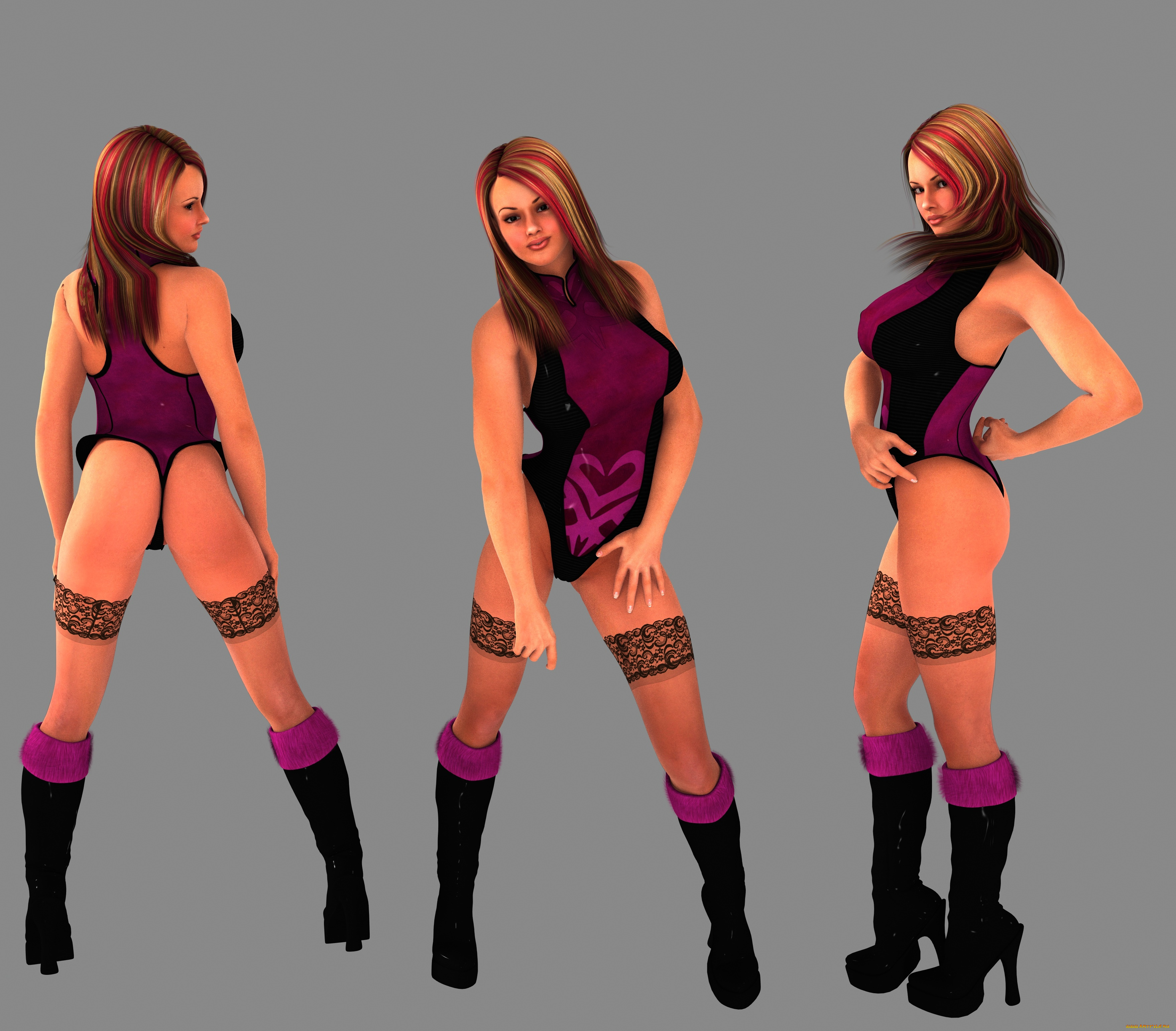 3д, графика, люди, , people, фон, взгляд, девушки